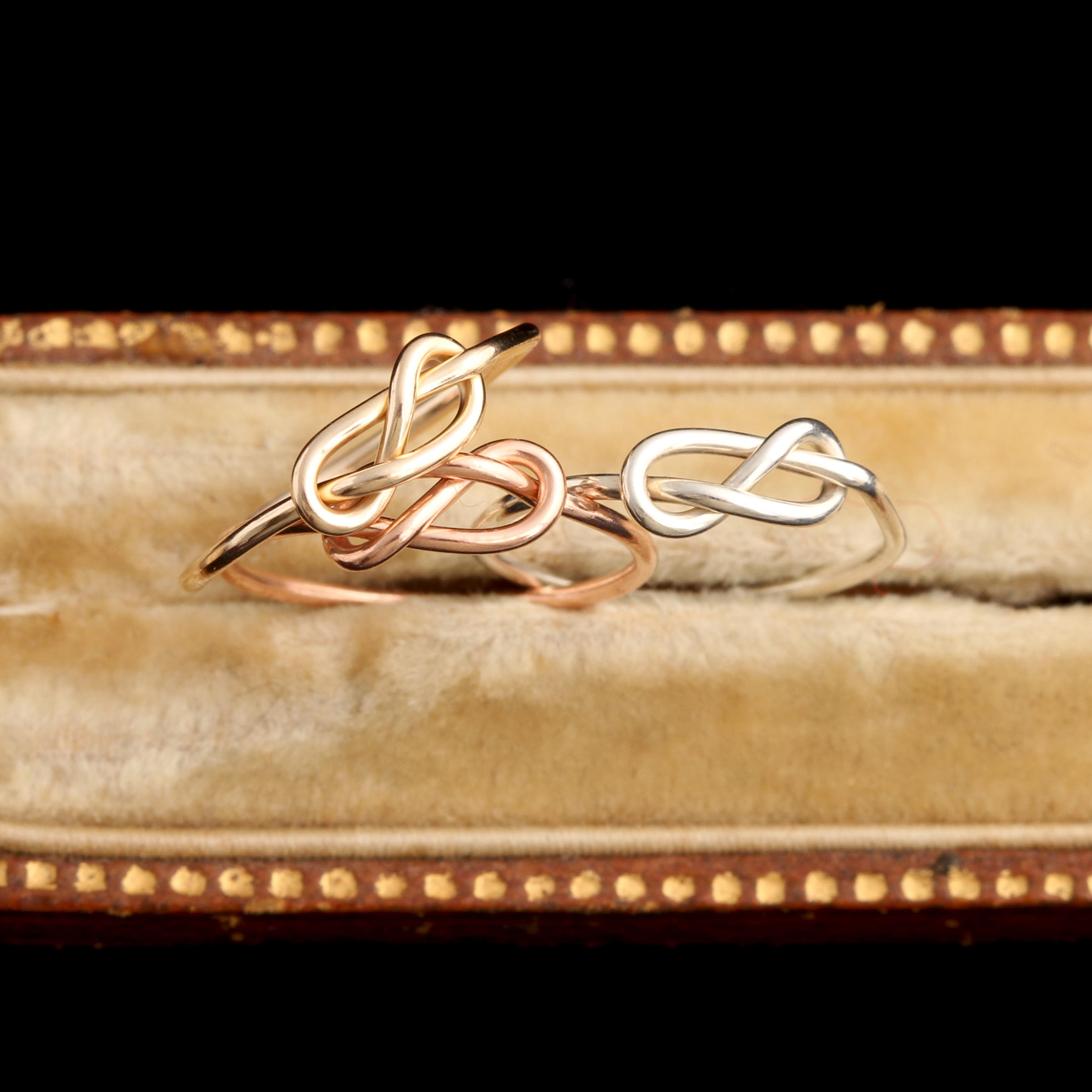 Gold Fill & Silver Infinity Midi Rings