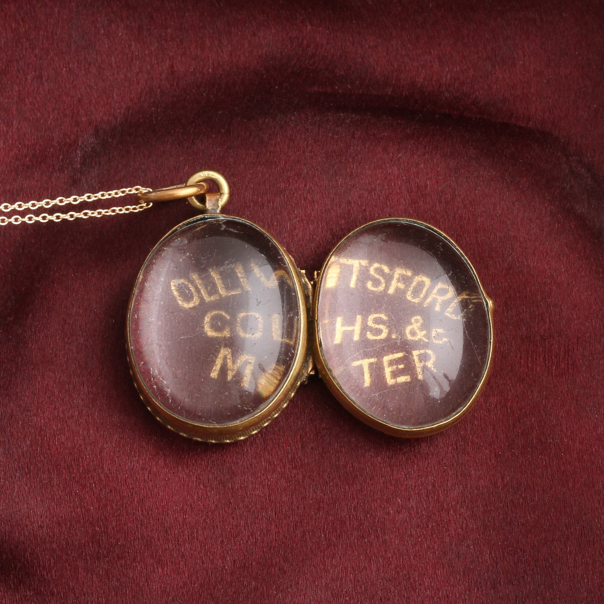 Victorian Oval Ball Locket