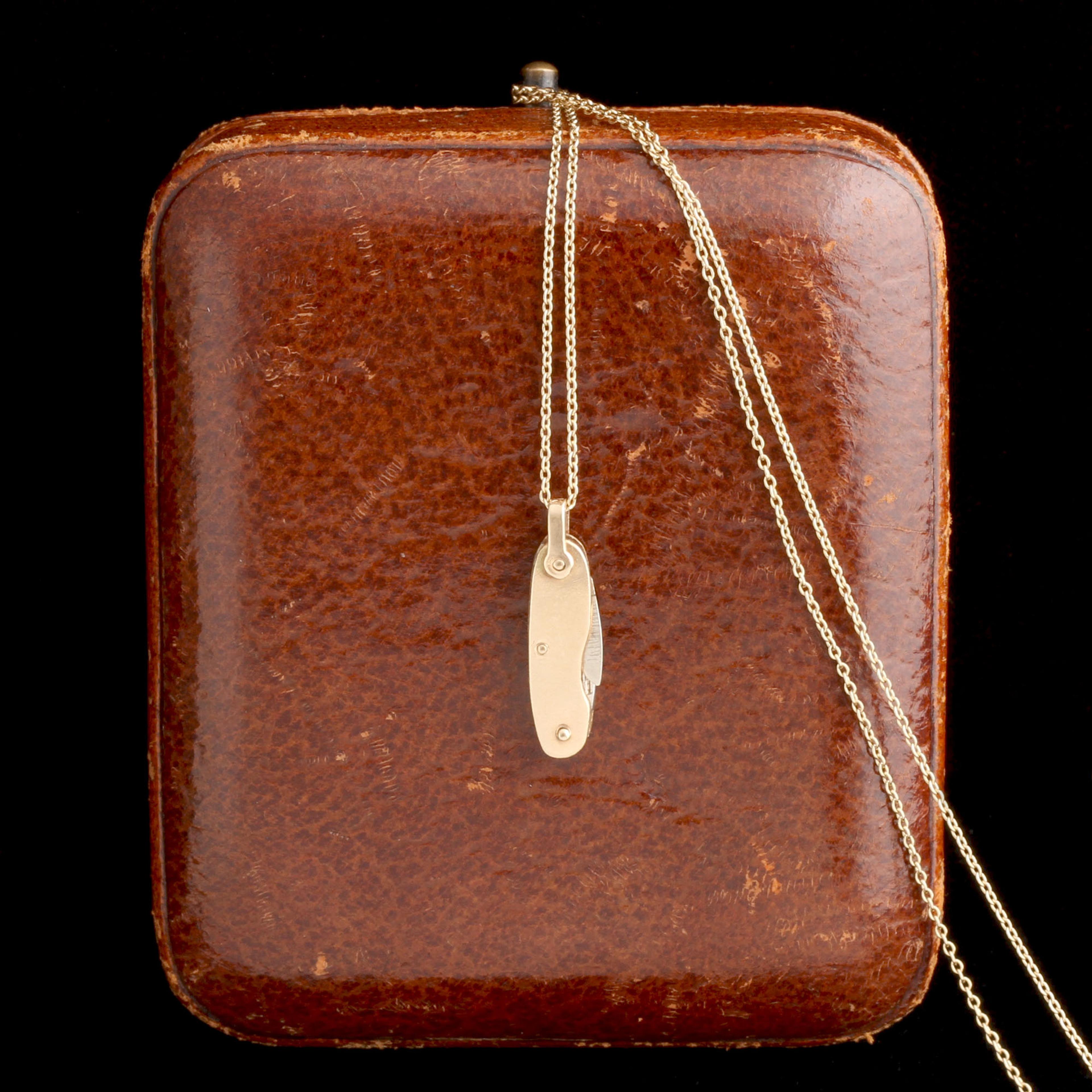 Vintage Micro Miniature Penknife Necklace