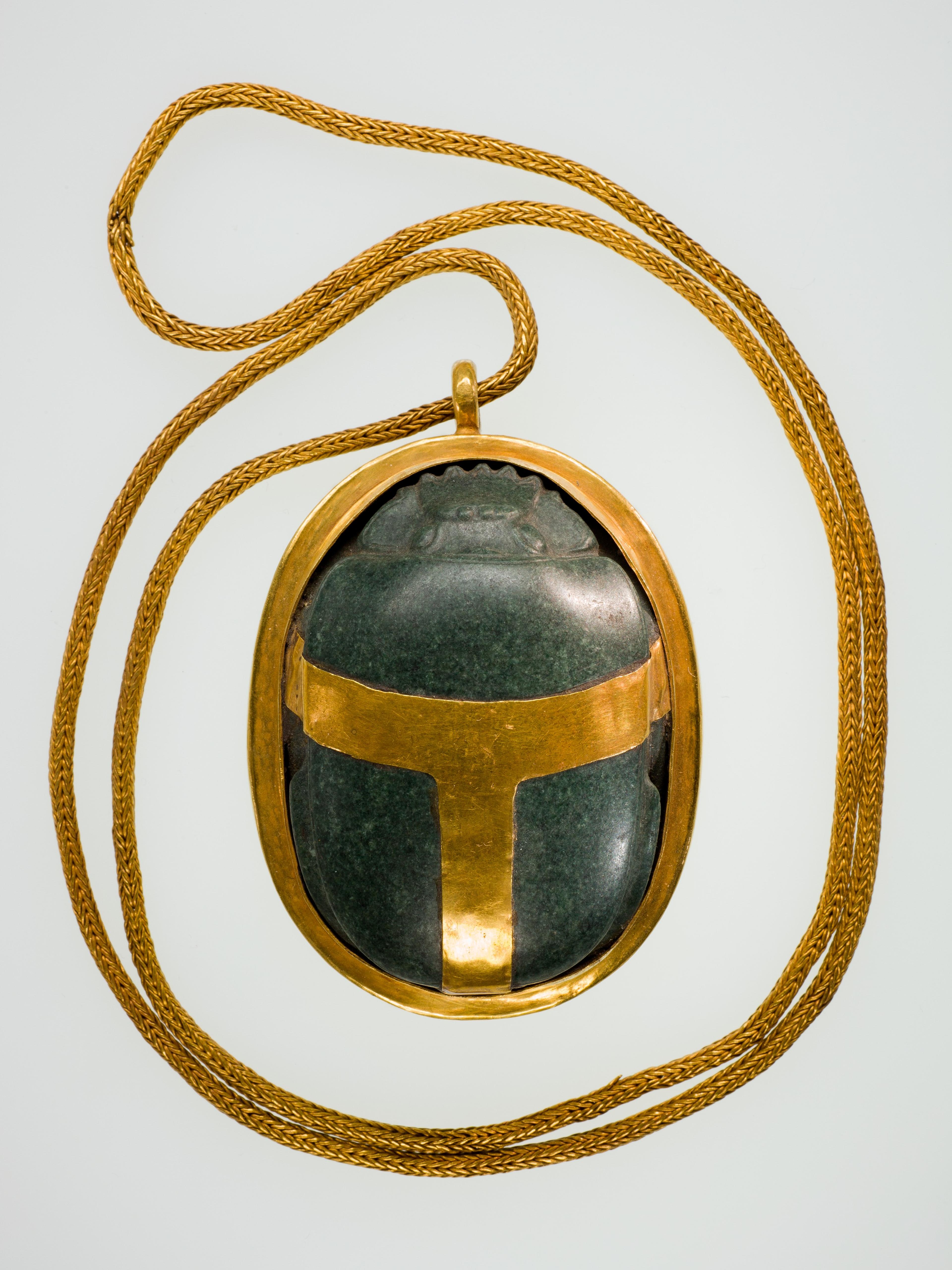 Heart Scarab of Hatnefer, 1492-1473 B.C., The Metropolitan Museum of Art. 