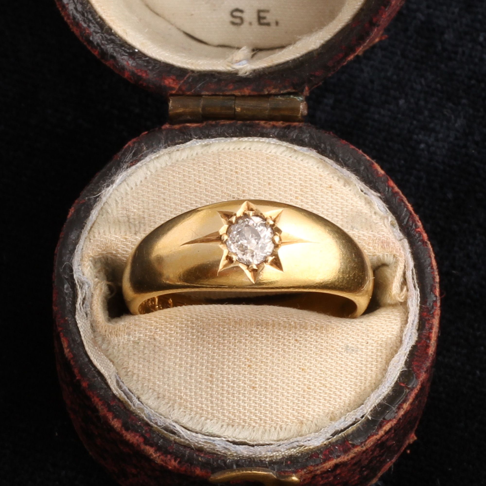 Edwardian Star-Set Diamond Ring