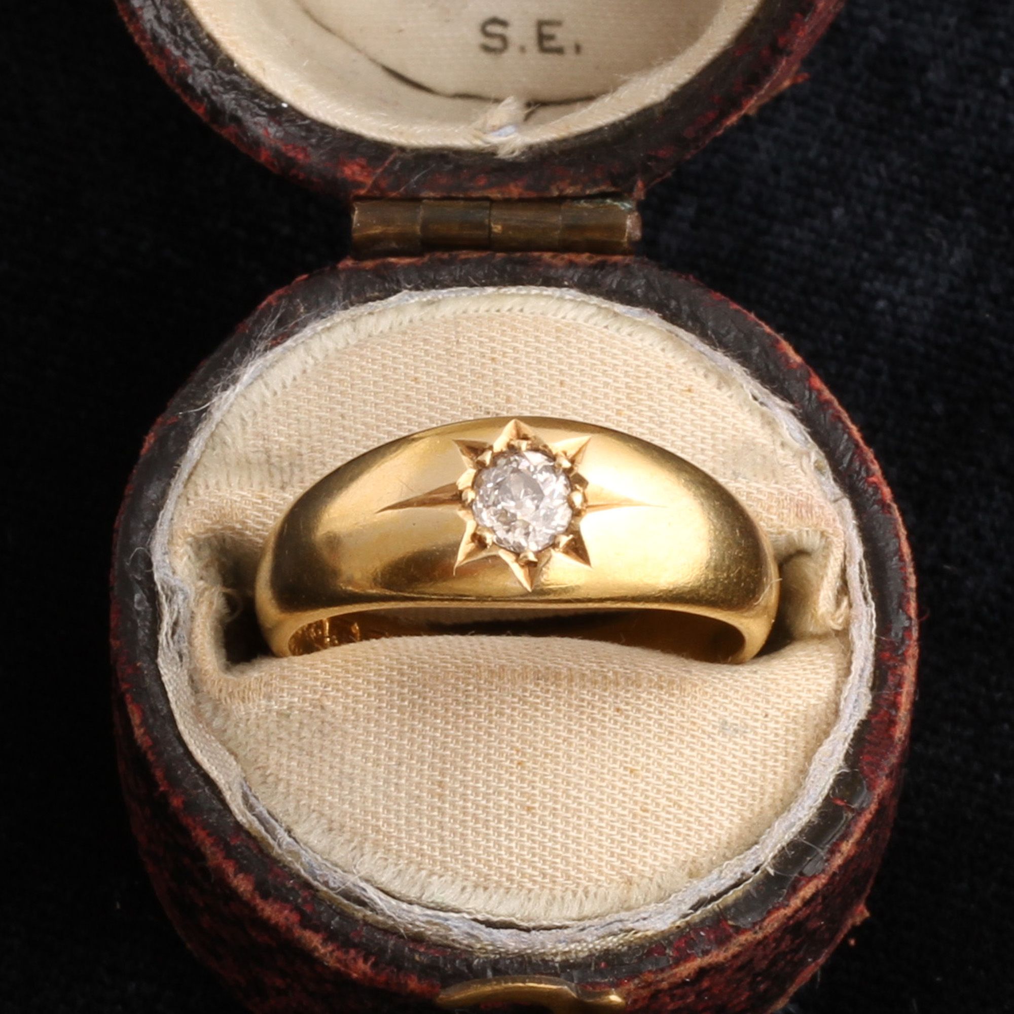 Edwardian Star-Set Diamond Ring