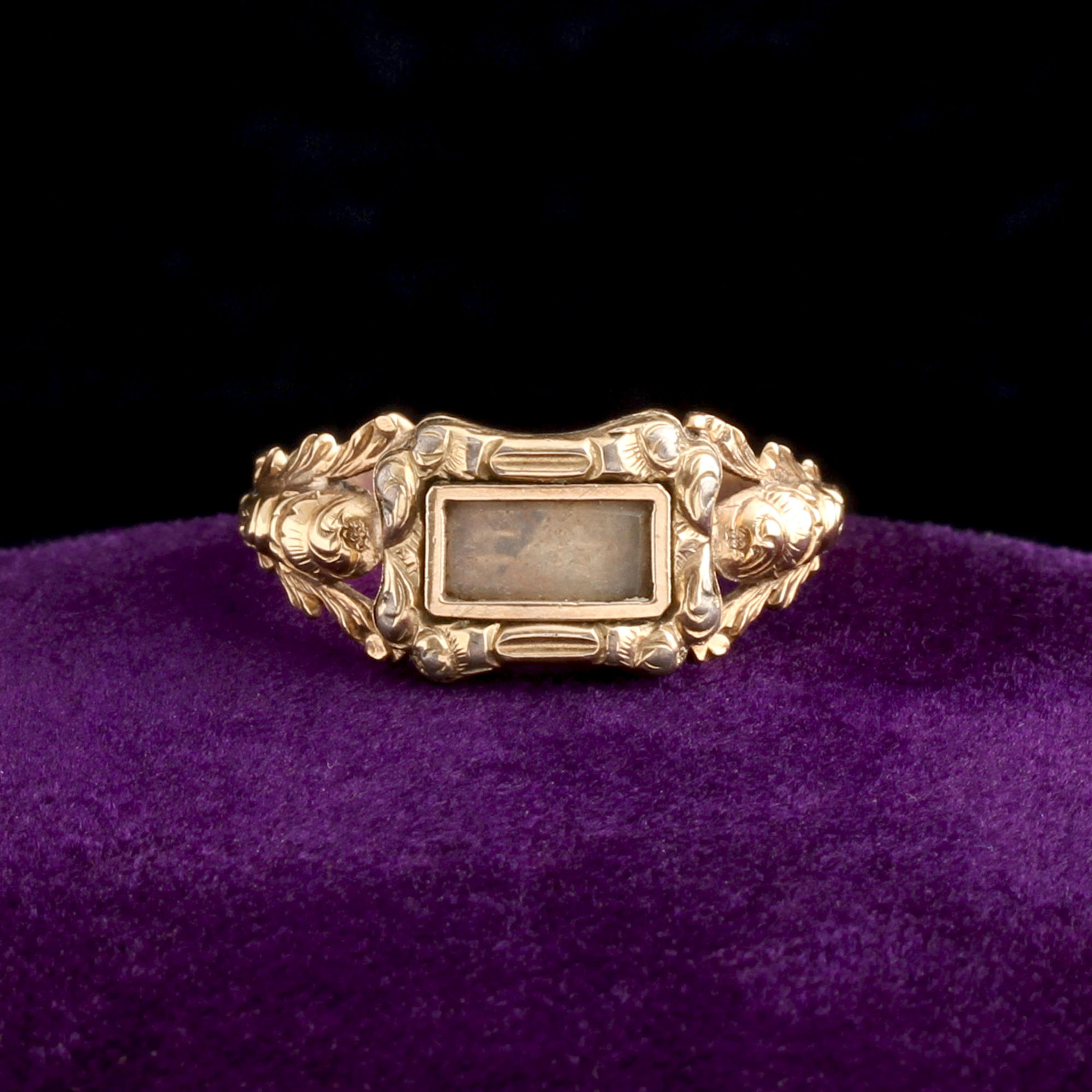 Detail of Georgian Locket Ring
