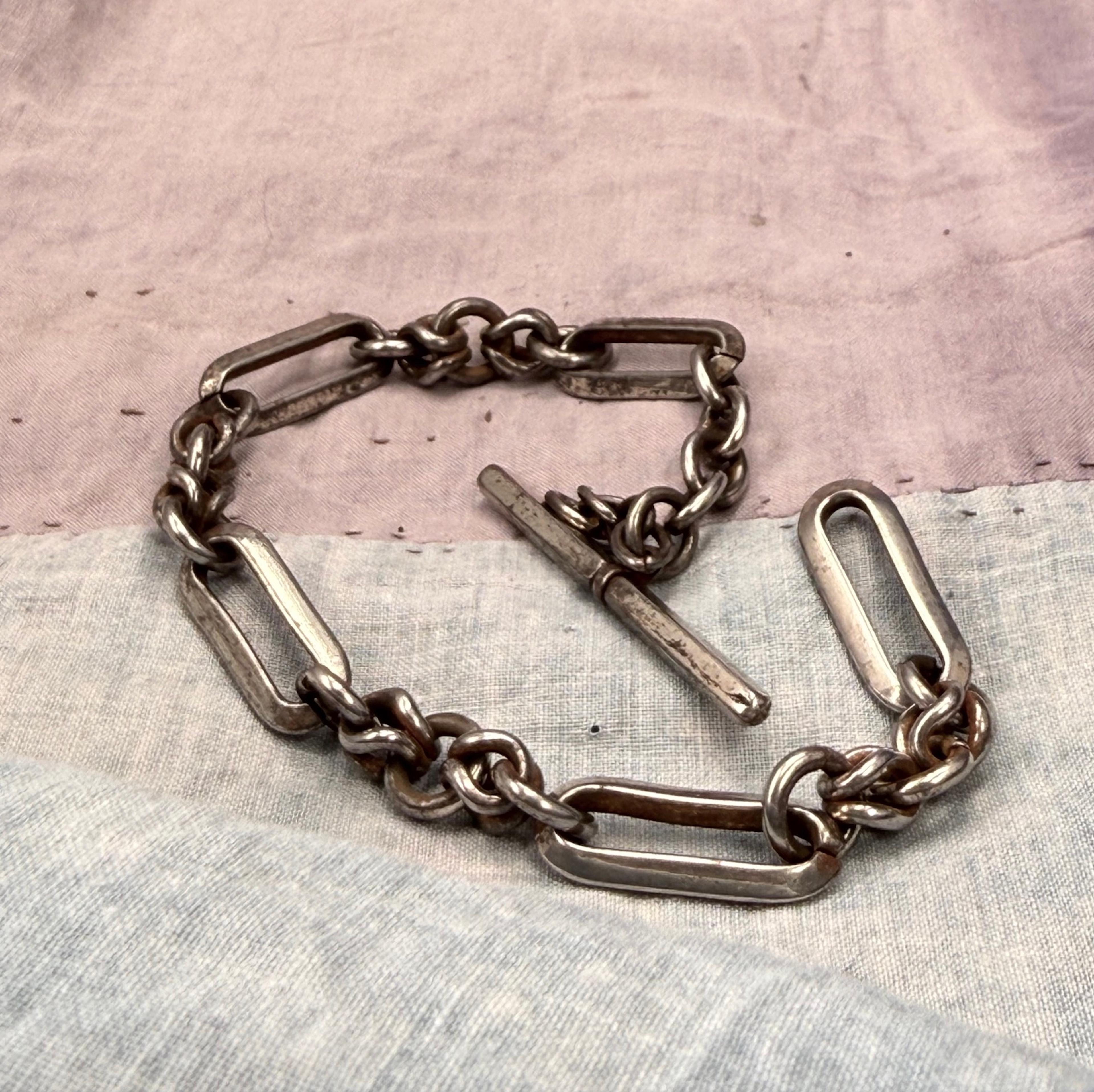 Steel Watch Chain Fragment w/ T-bar