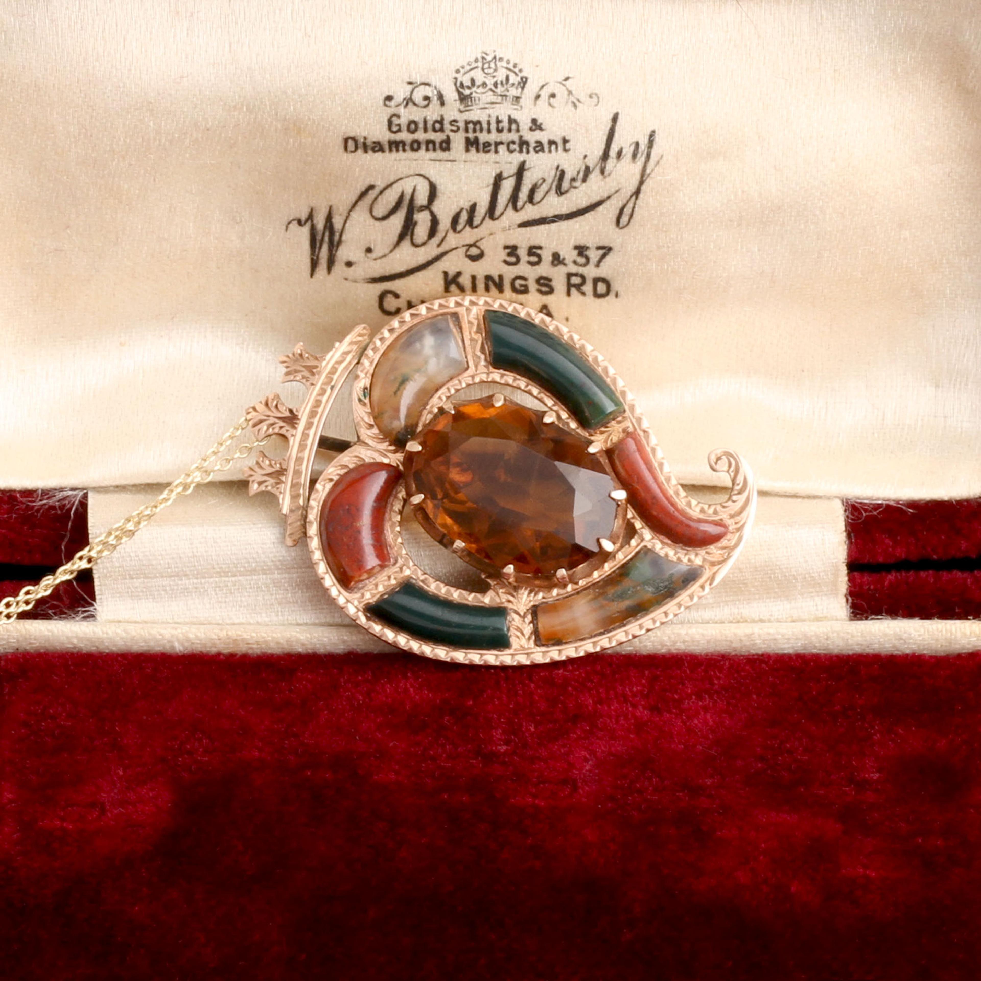 Scottish Victorian Witch's Heart Necklace