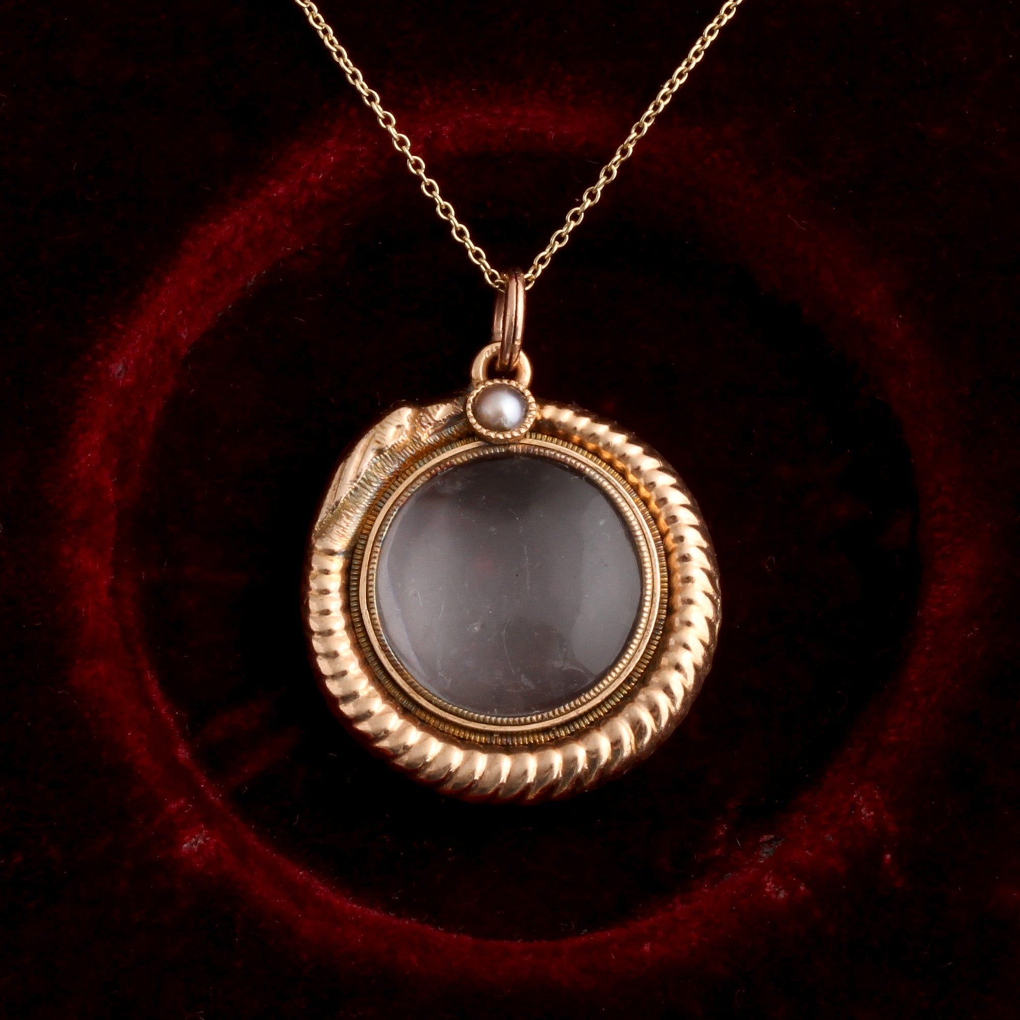 Georgian Ouroboros Locket