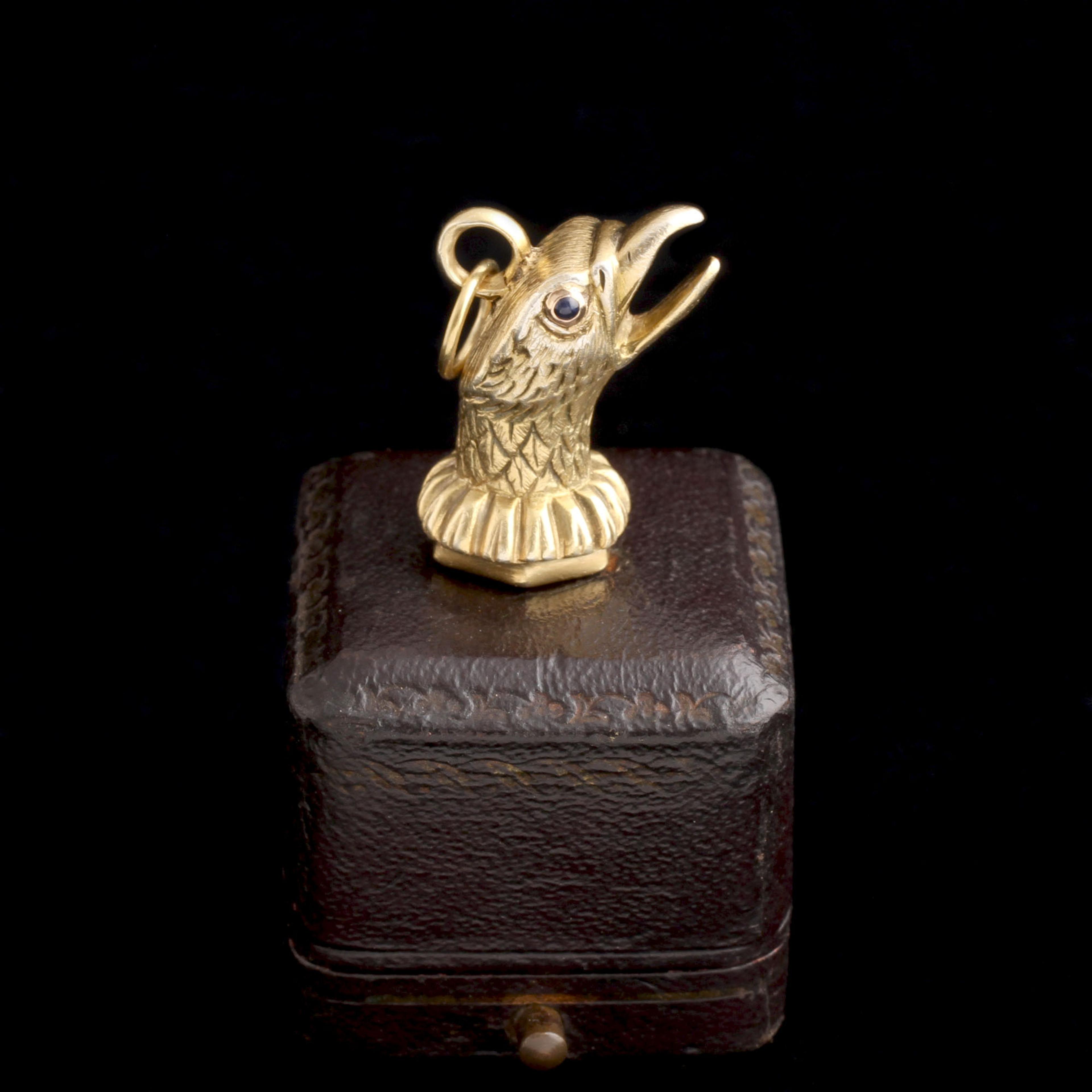 Victorian "How Sweet is Liberty" Falcon Wax Seal