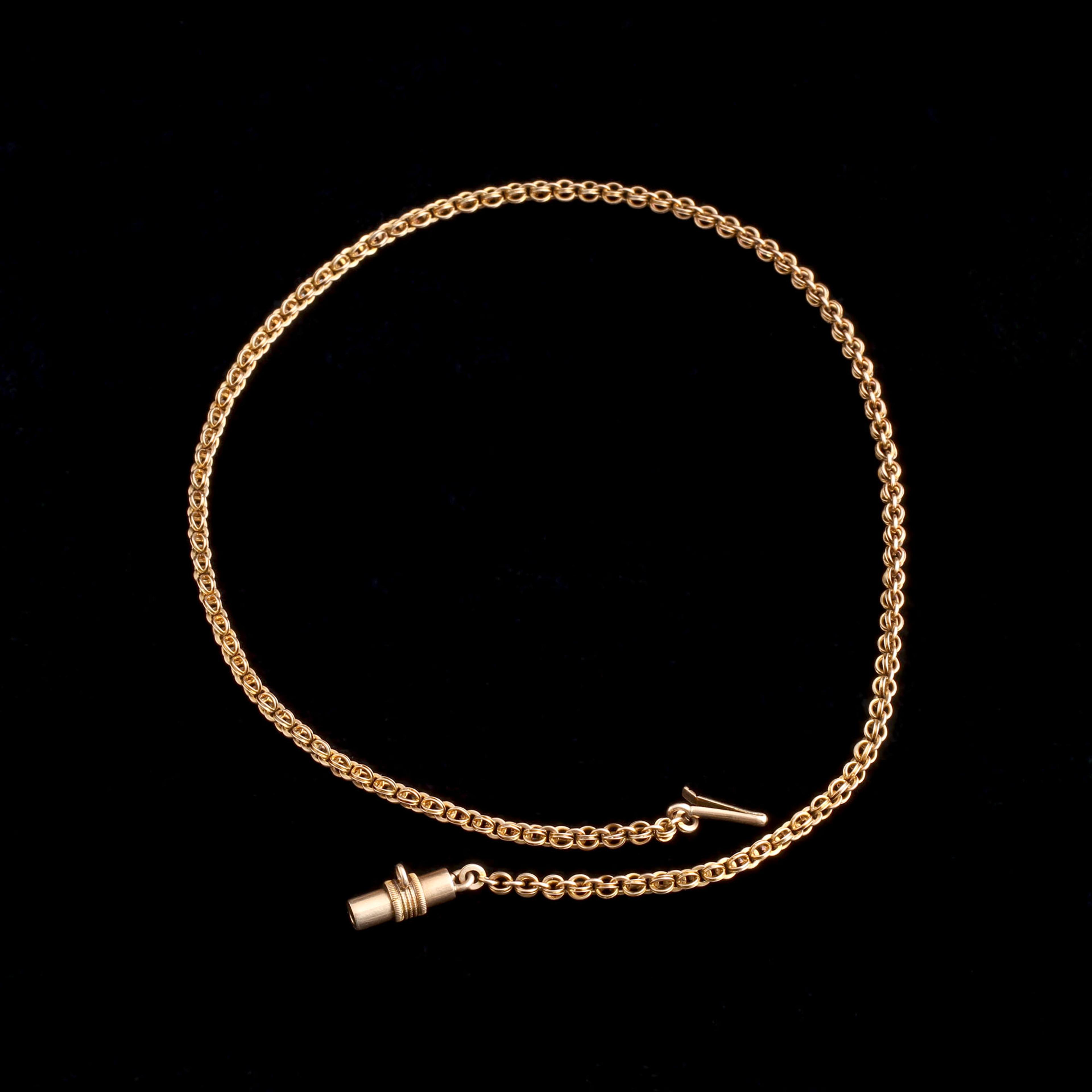 Victorian Double Round Link 17 1/2" Chain 