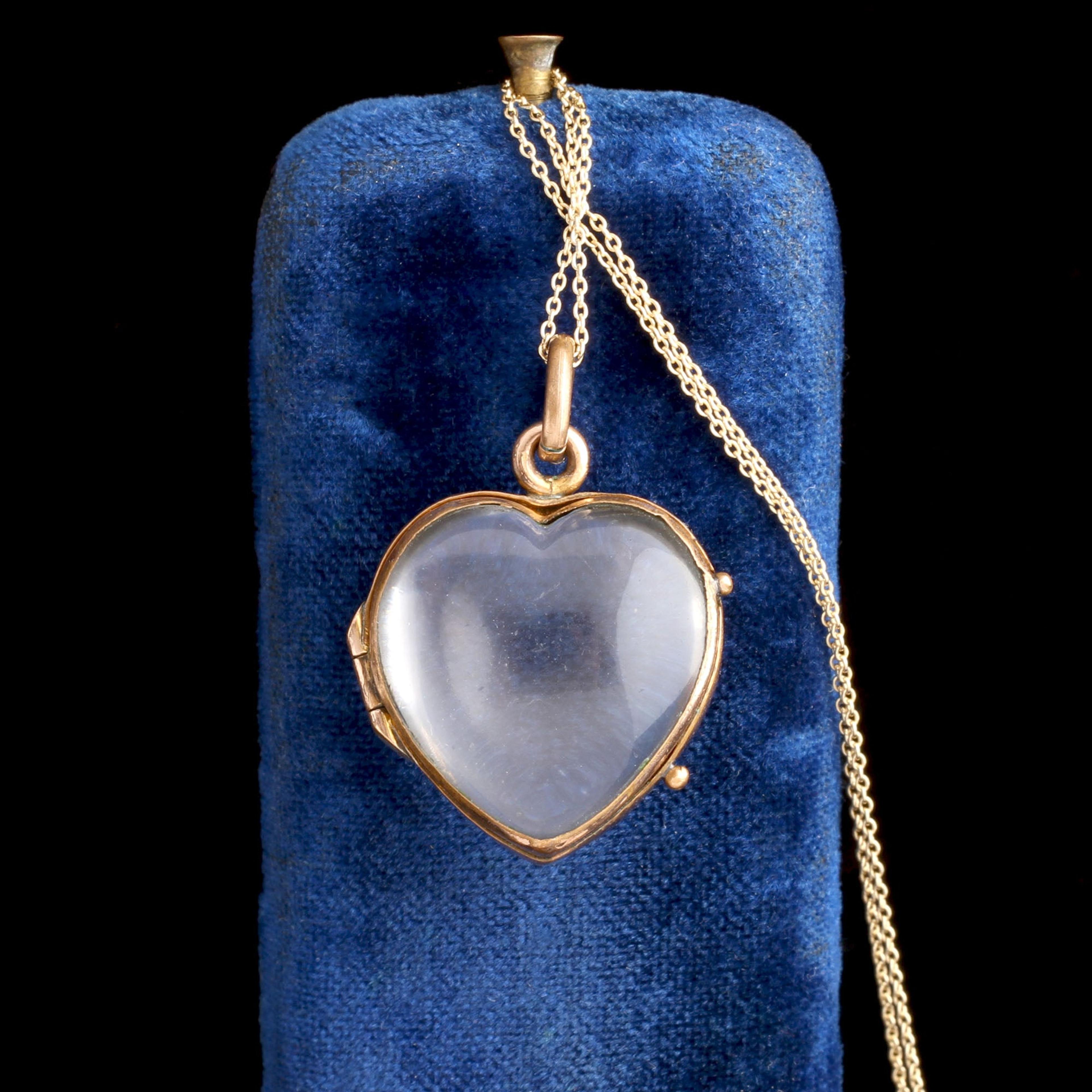 Victorian Heart-Shaped Ball Locket