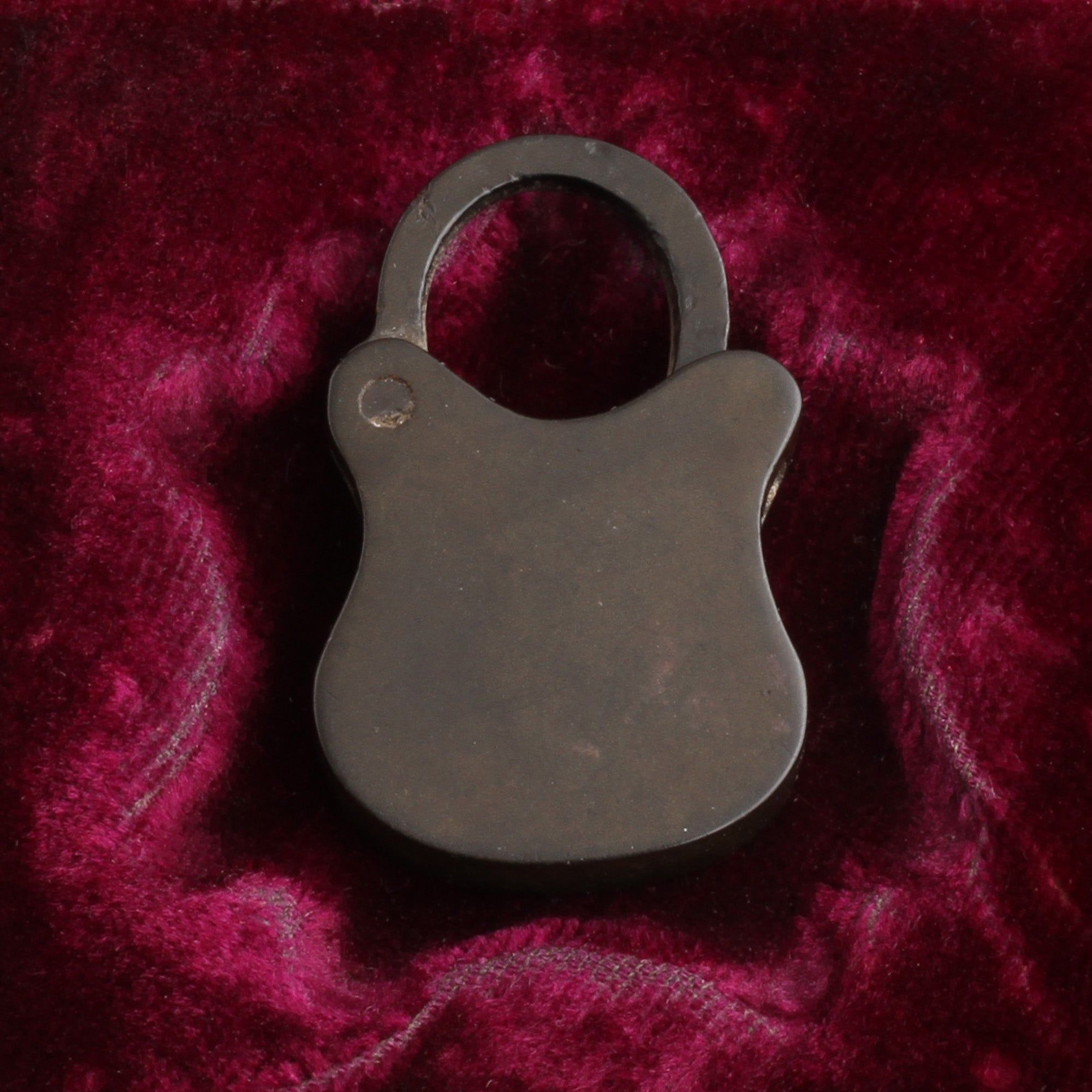 Victorian Vulcanite Padlock