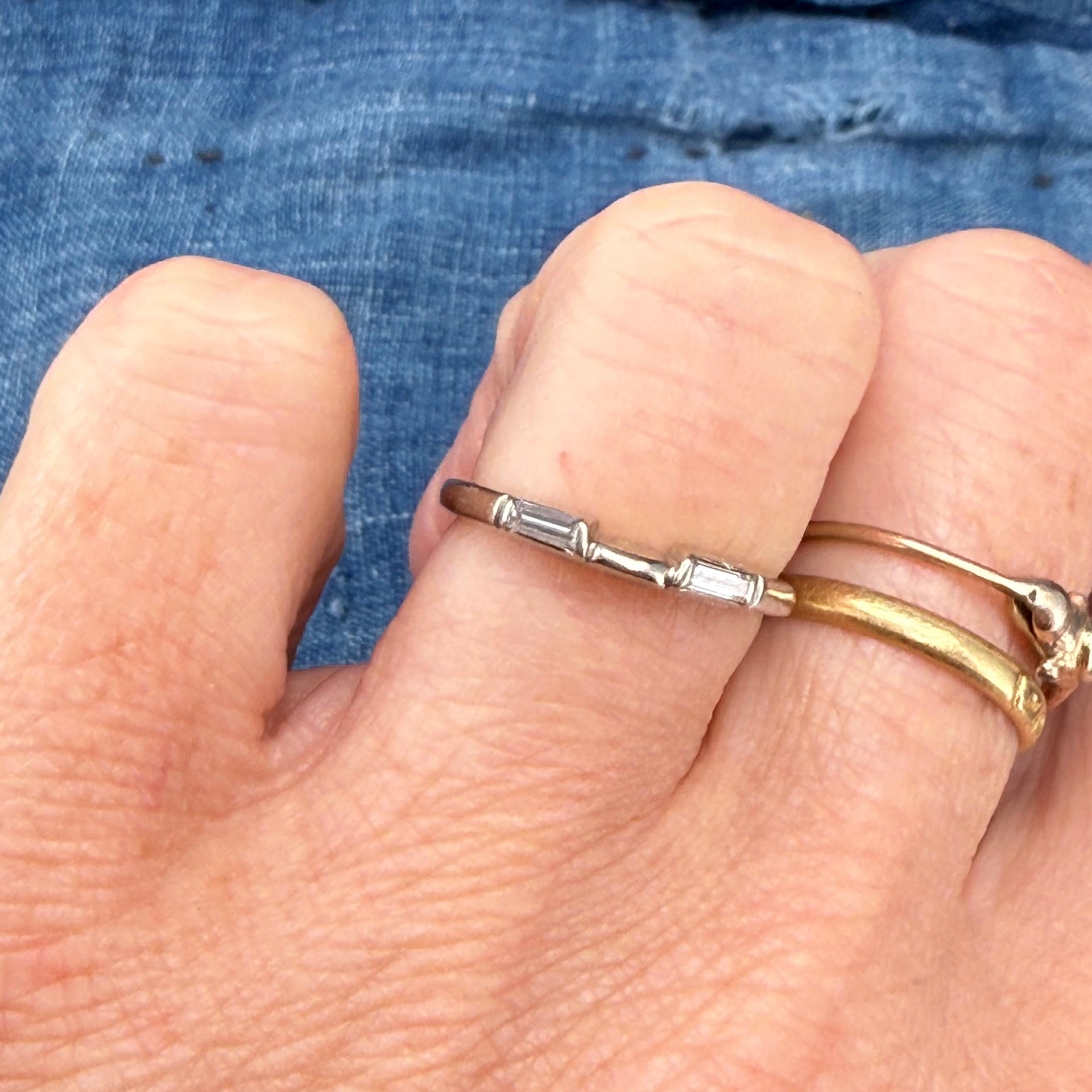 Diamond Baguette Band #2