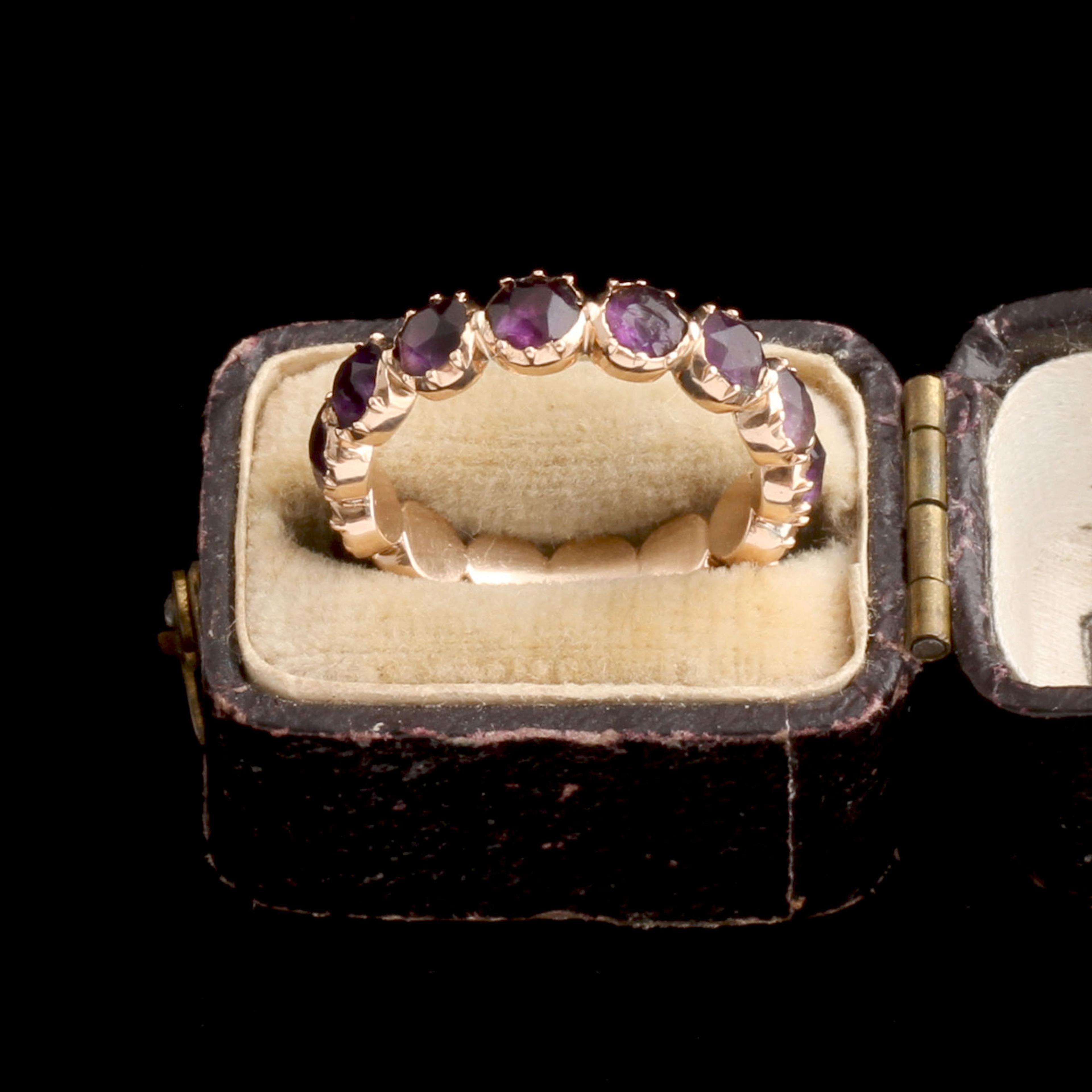 Georgian Amethyst Eternity Ring