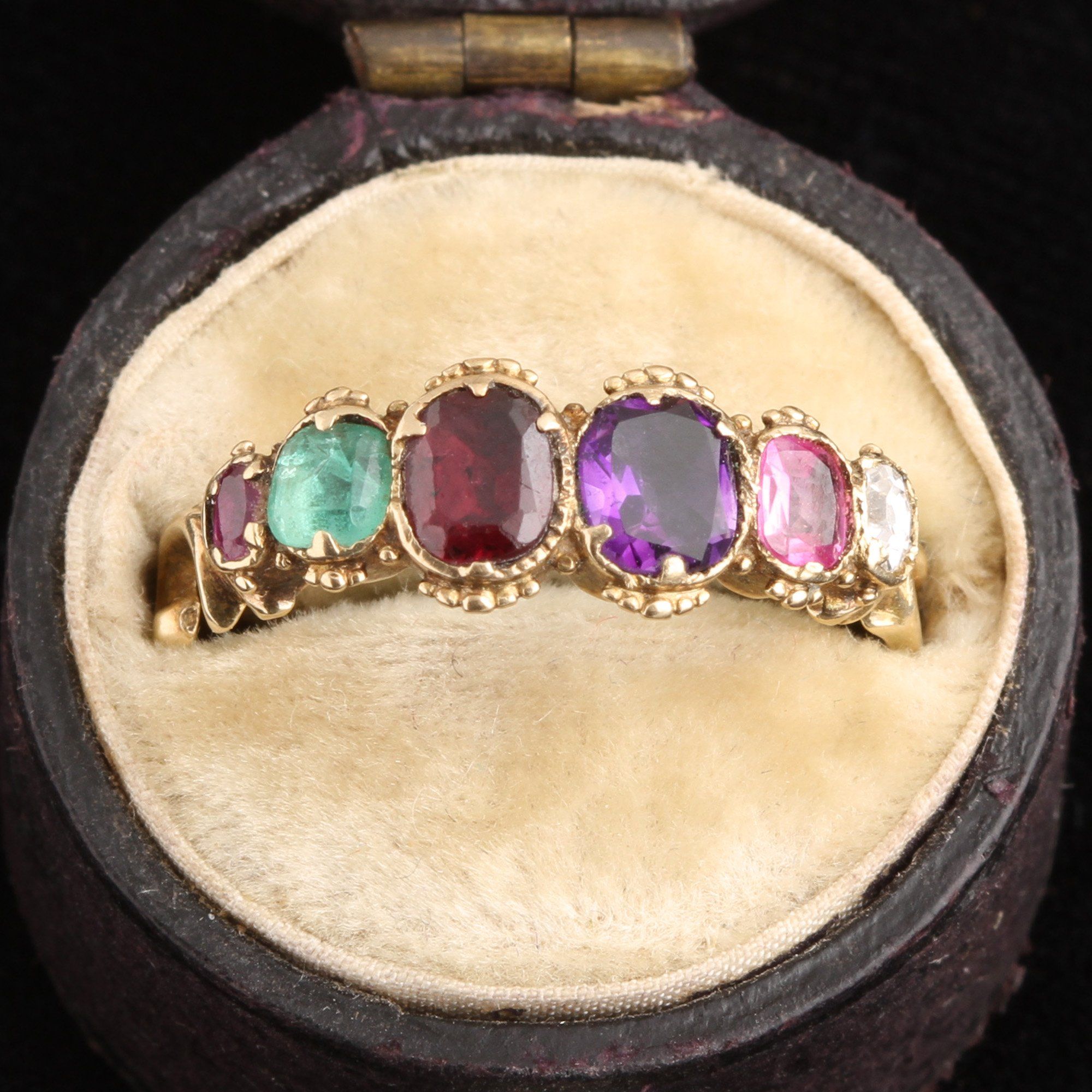 Georgian "Regard" Acrostic Ring