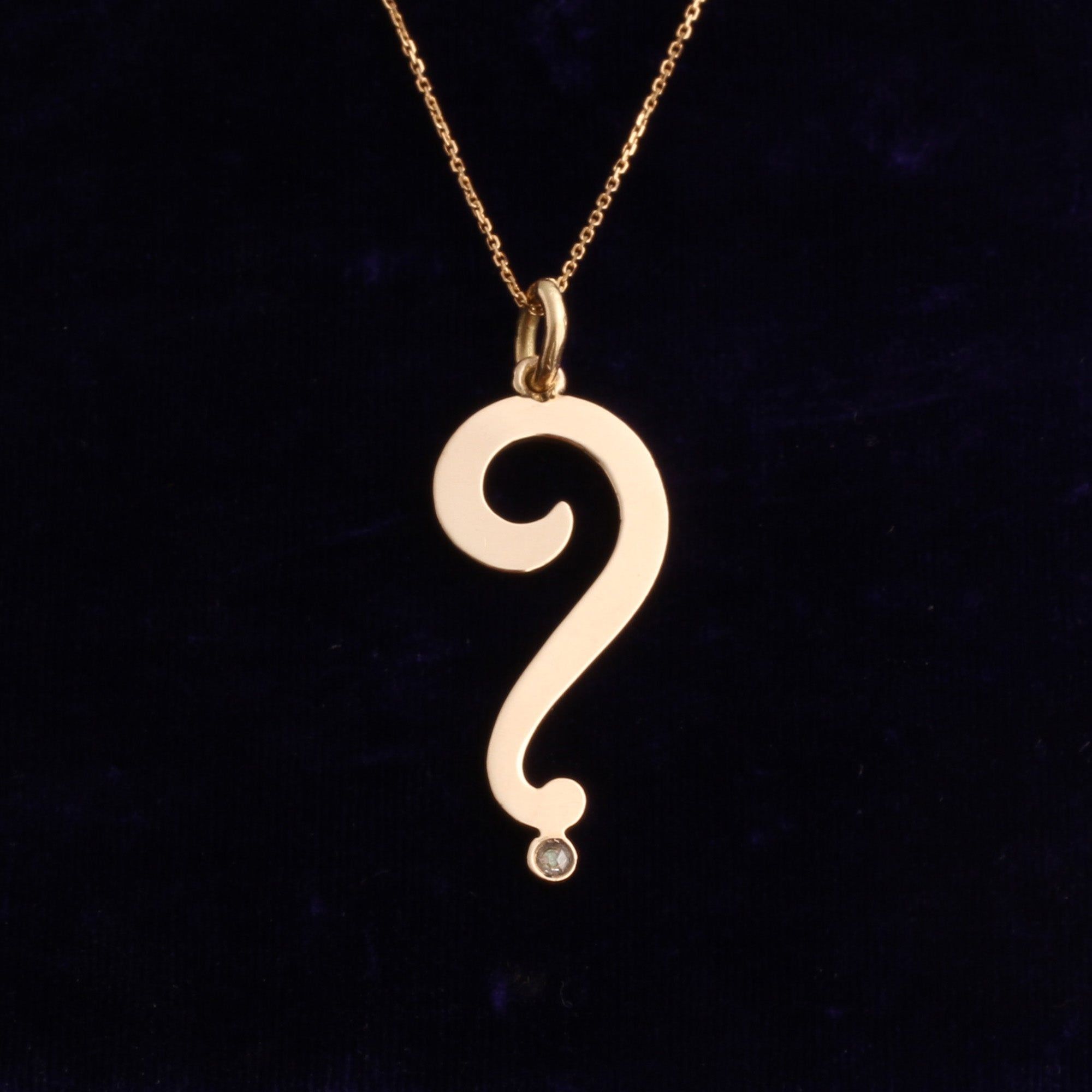Edwardian Question Mark Charm