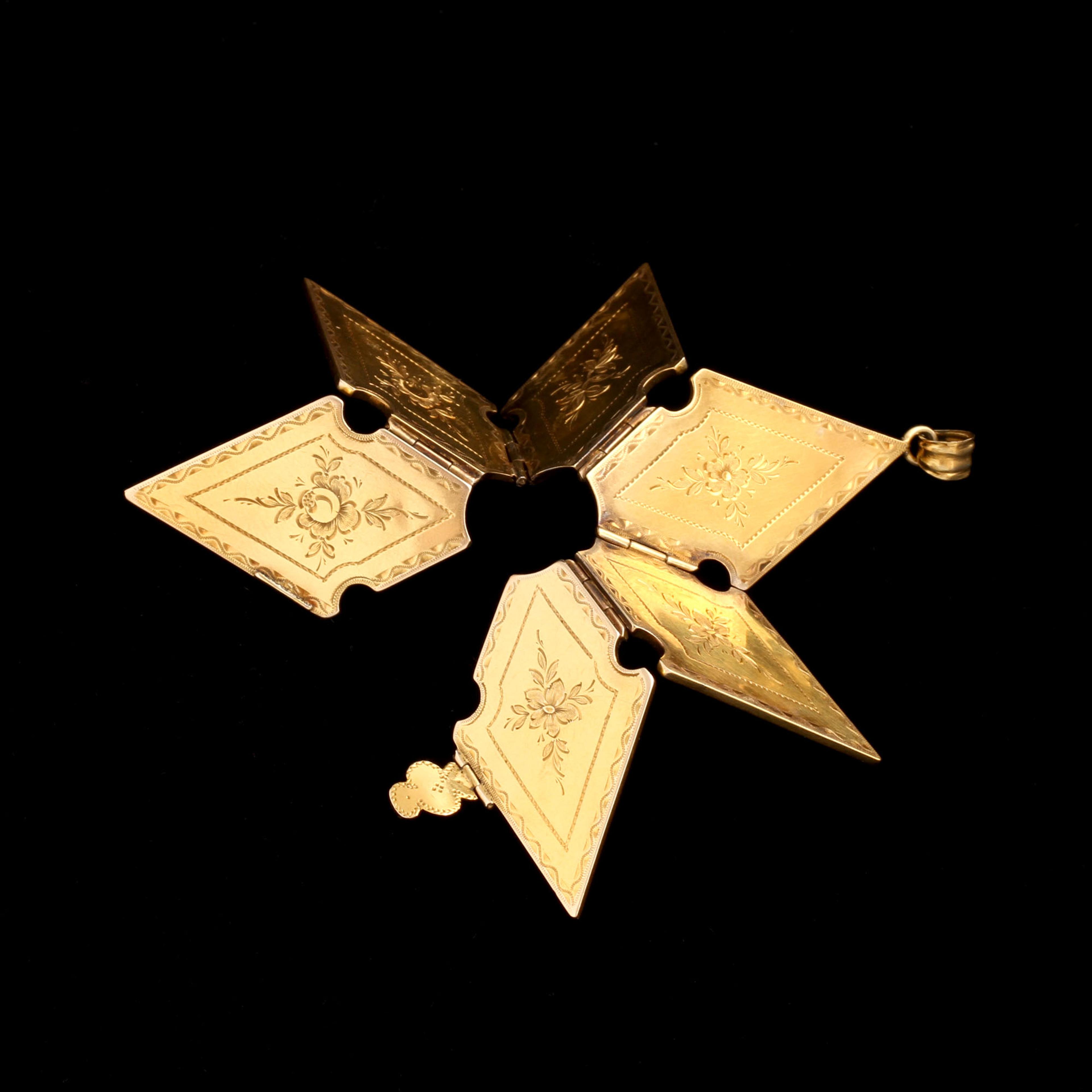 Victorian Expanding Star Locket