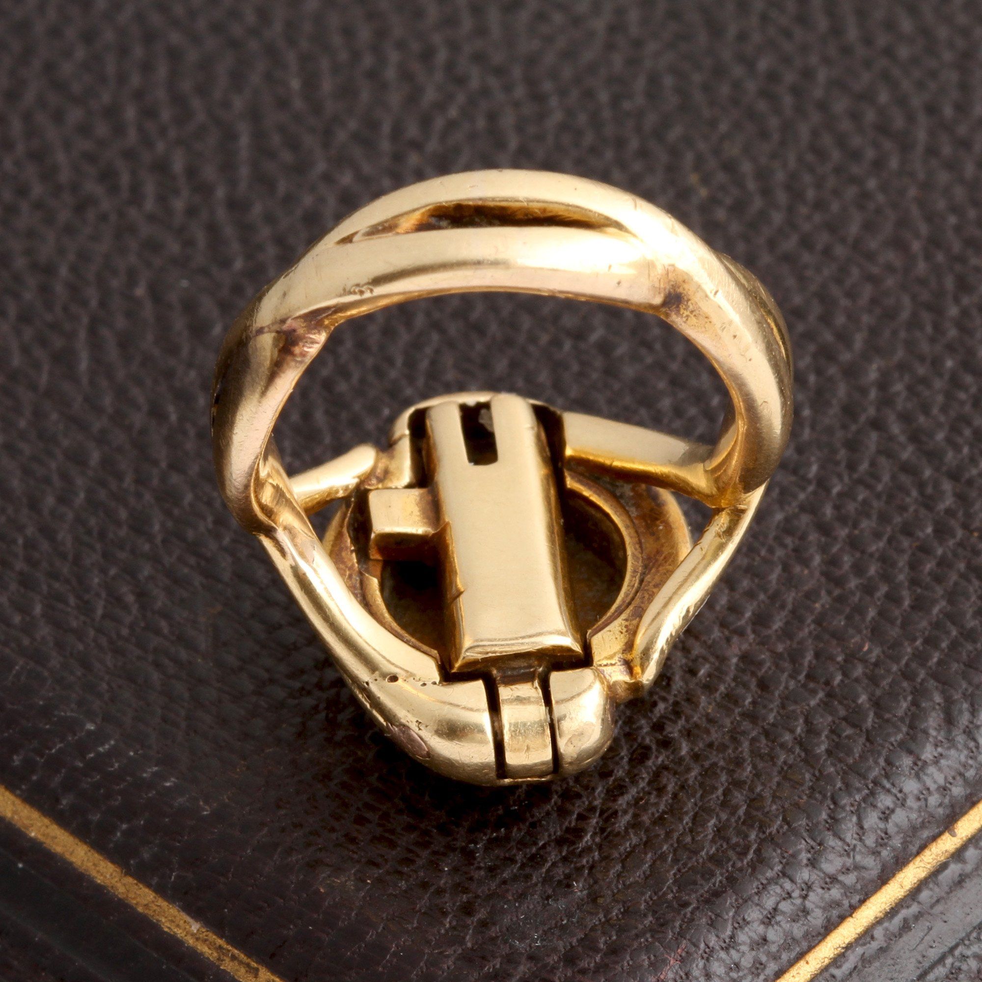 Victorian Concealed Key Snake Ring
