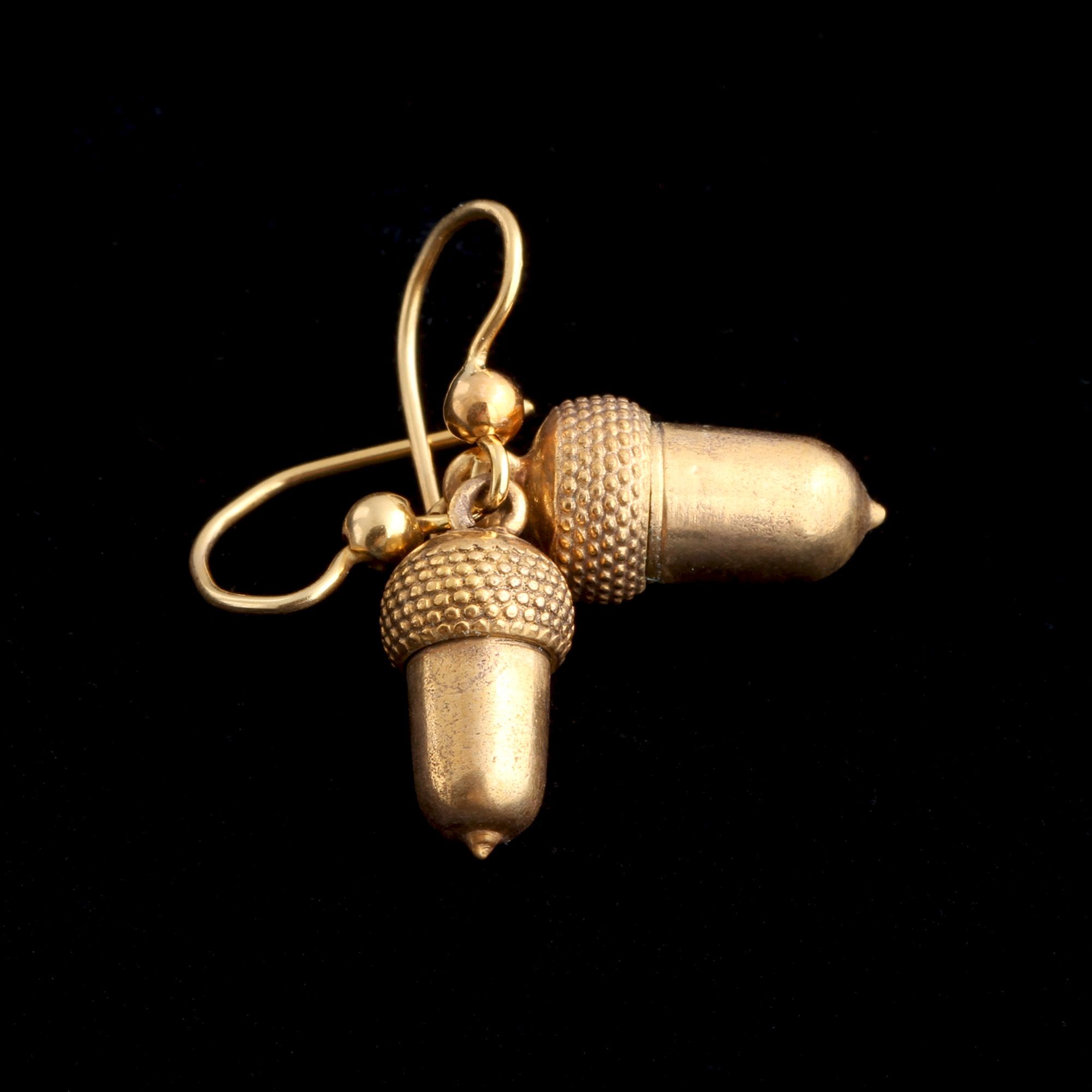 Victorian Acorn Earrings