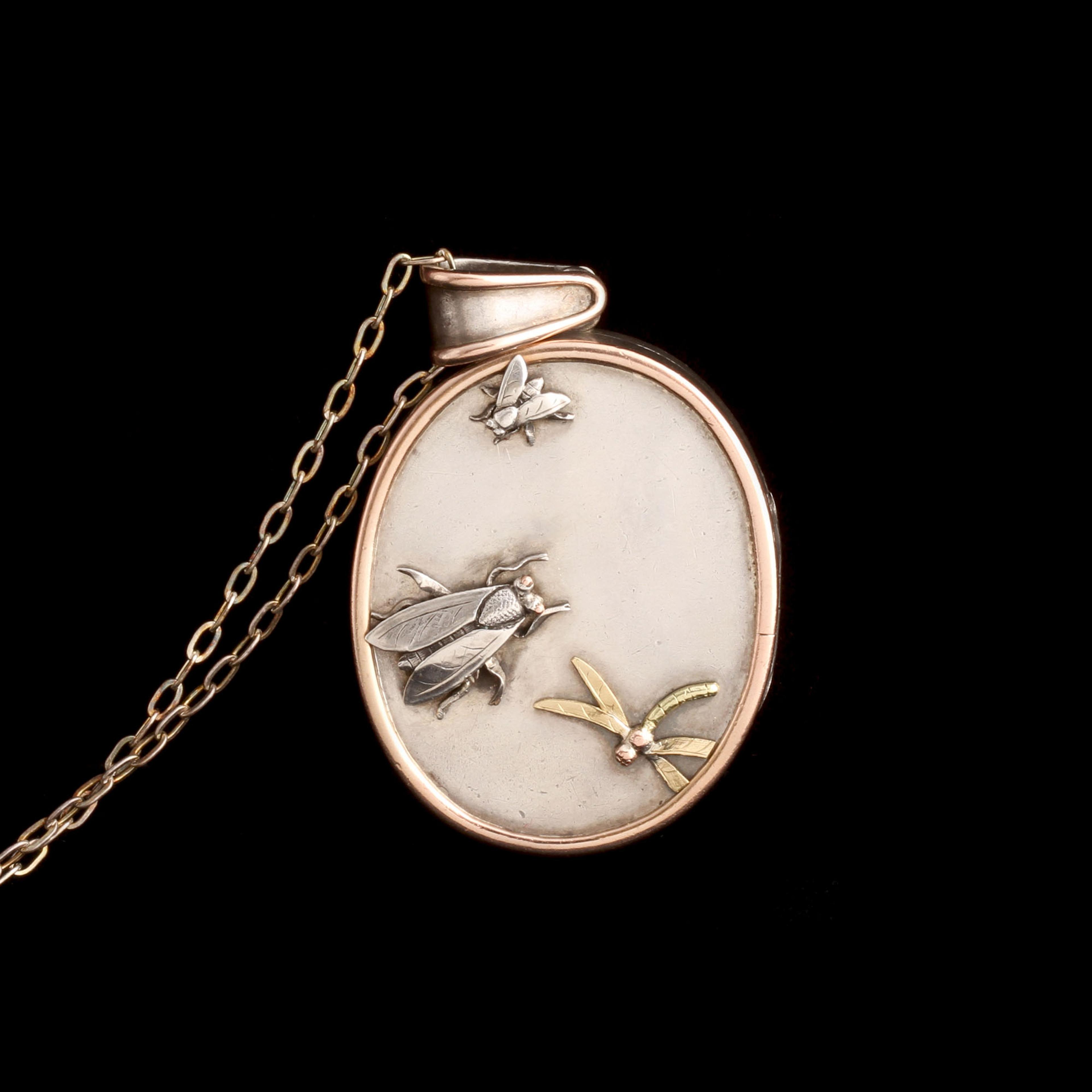 Aesthetic Movement Insect Locket