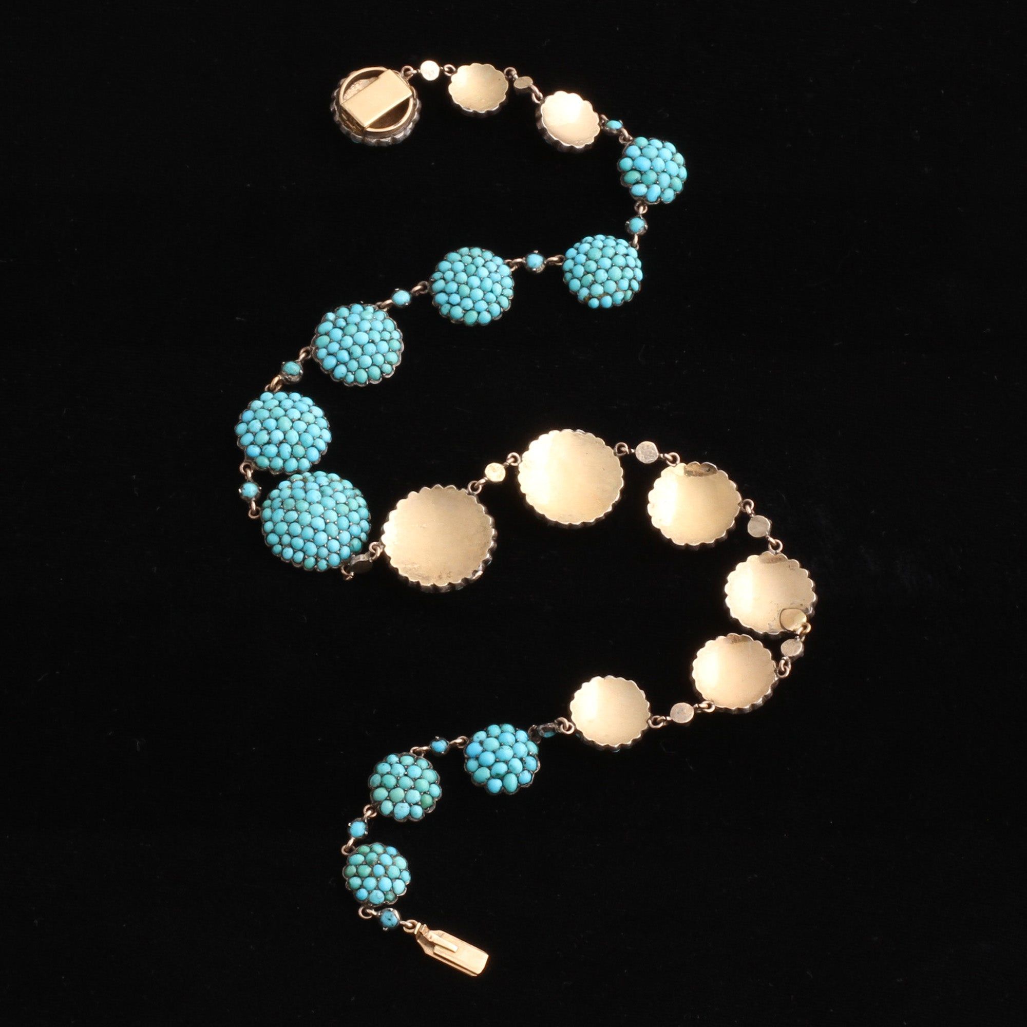 Victorian Turquoise Pavé Collar