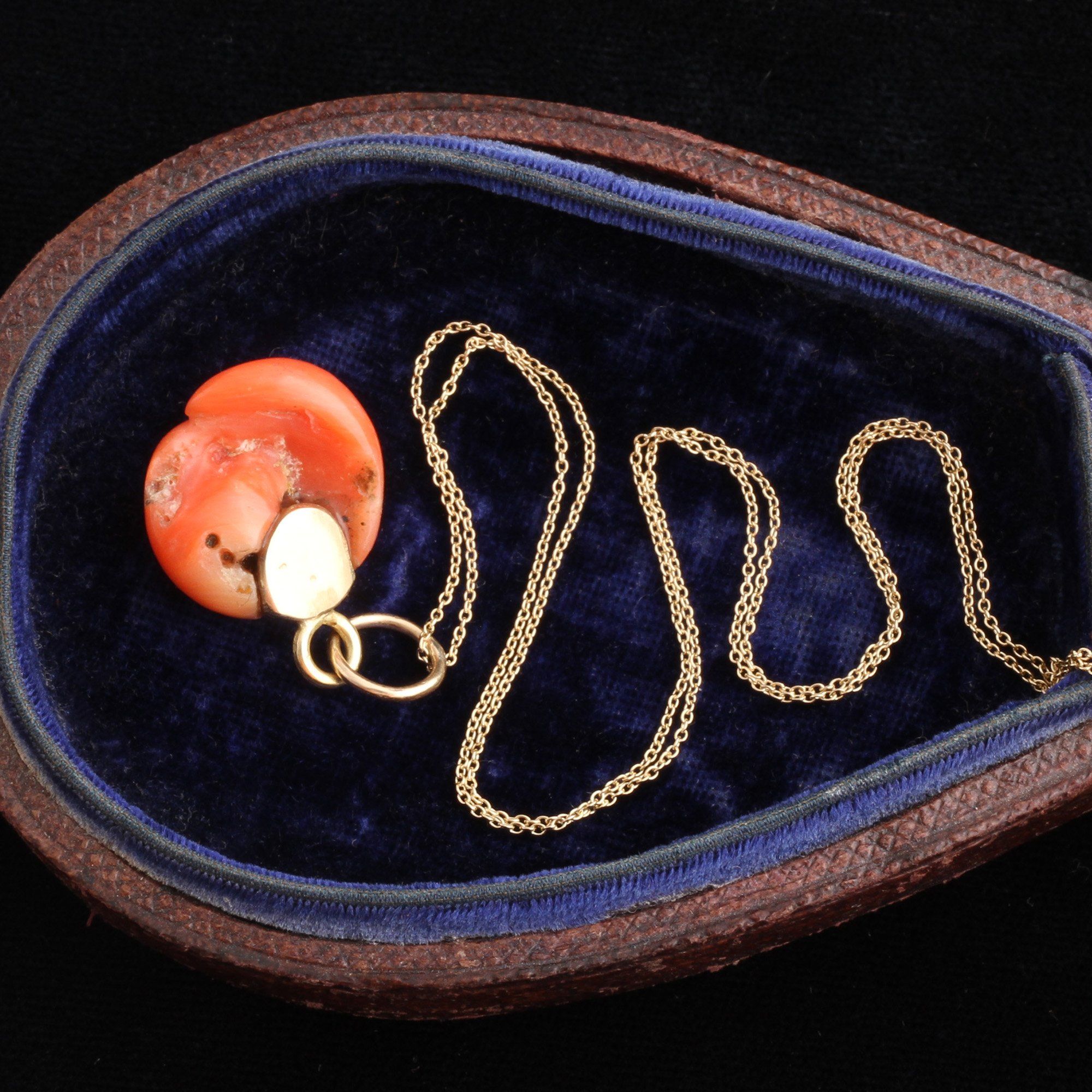 Victorian Snail Shell Pendant