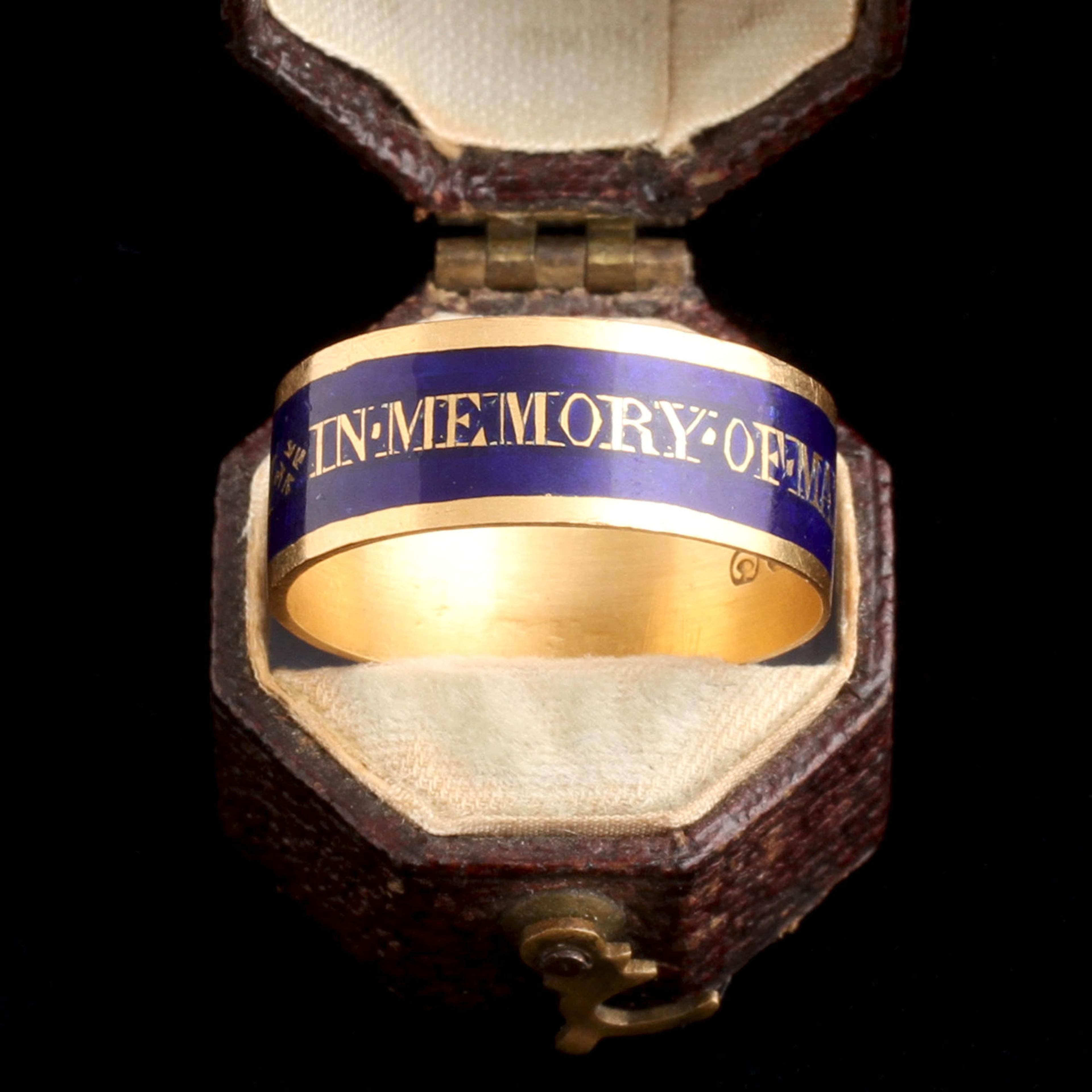 Georgian Margaret & Sarah Sisters Mourning Ring