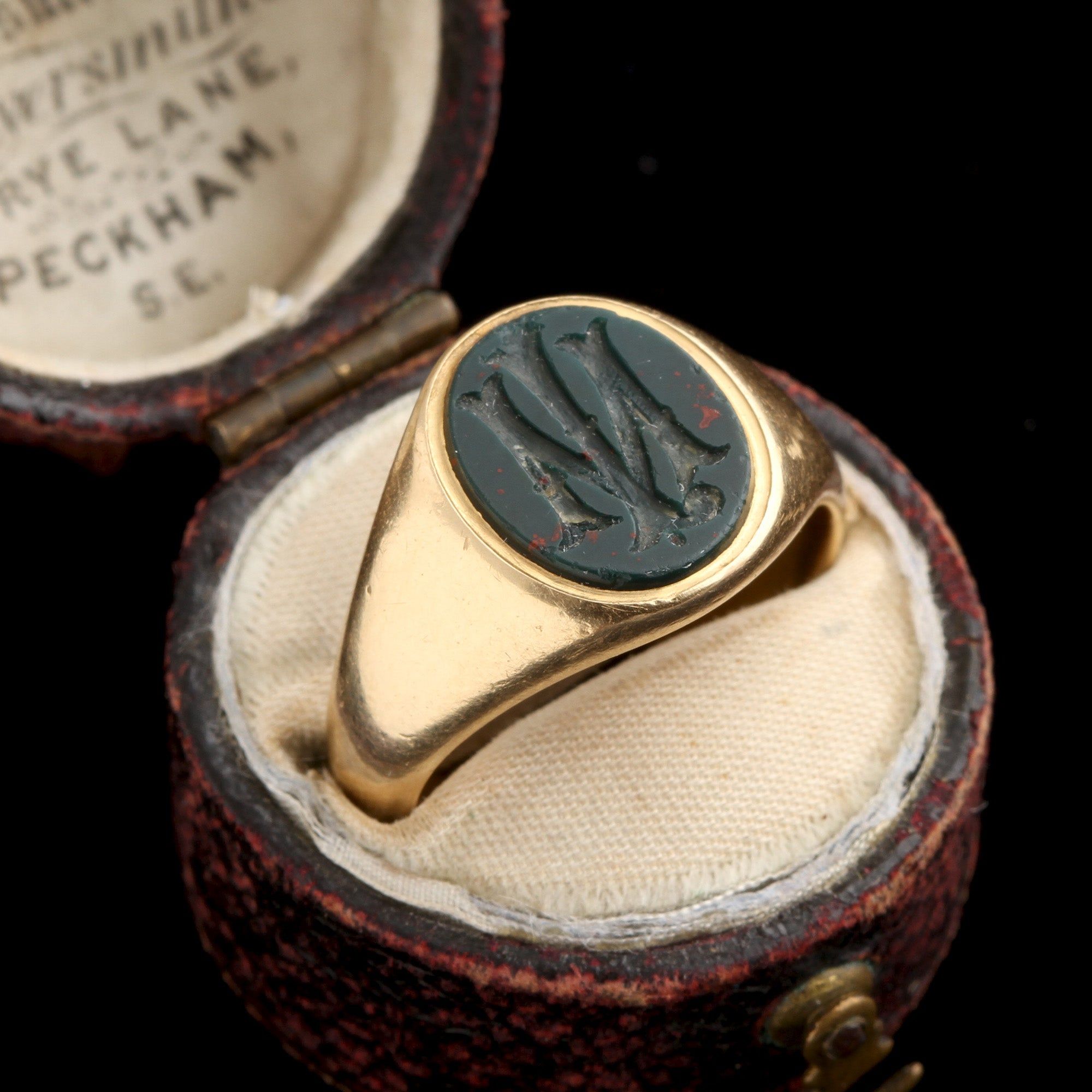 Edwardian John Milne Signet Ring