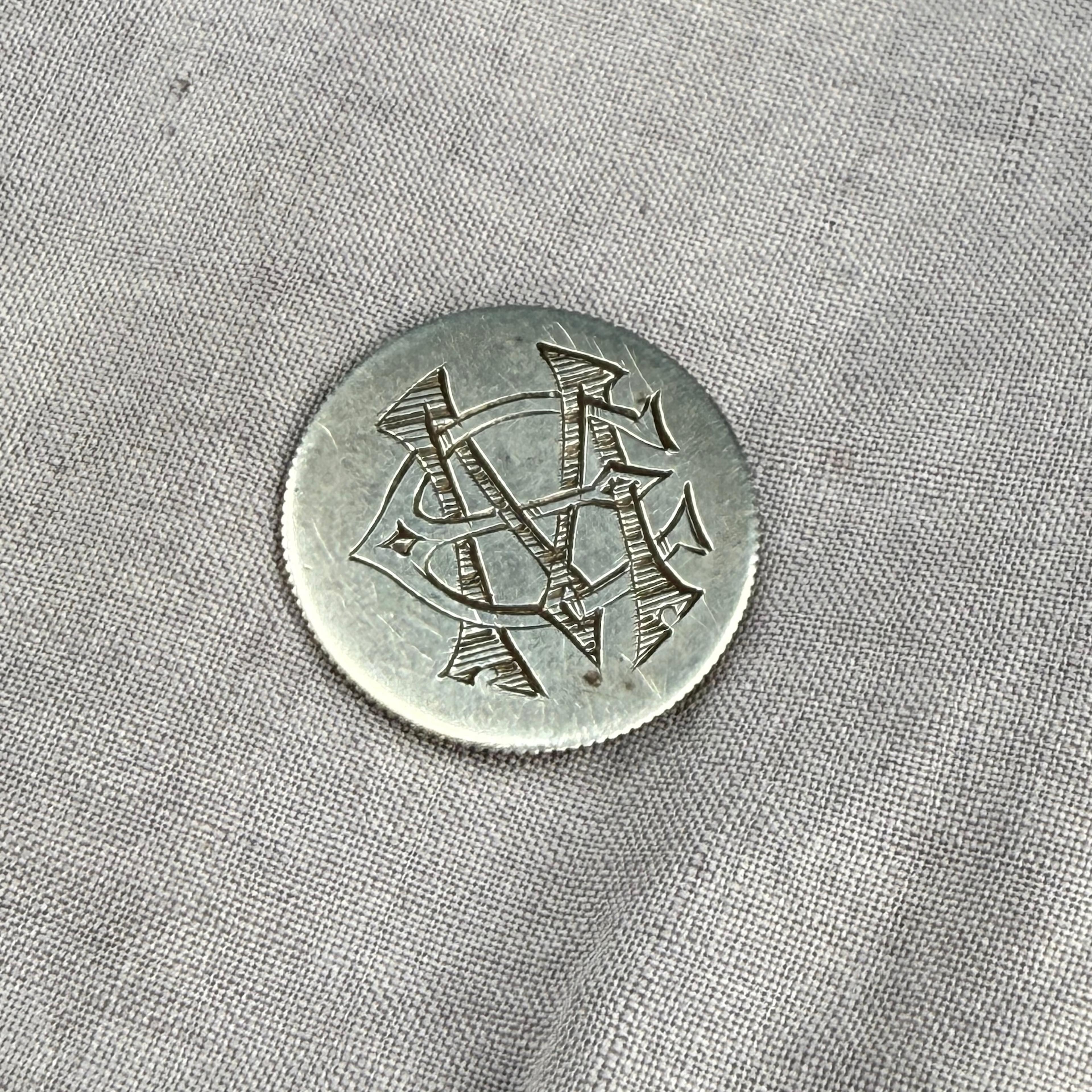 Love Token: EM or ME, 1874