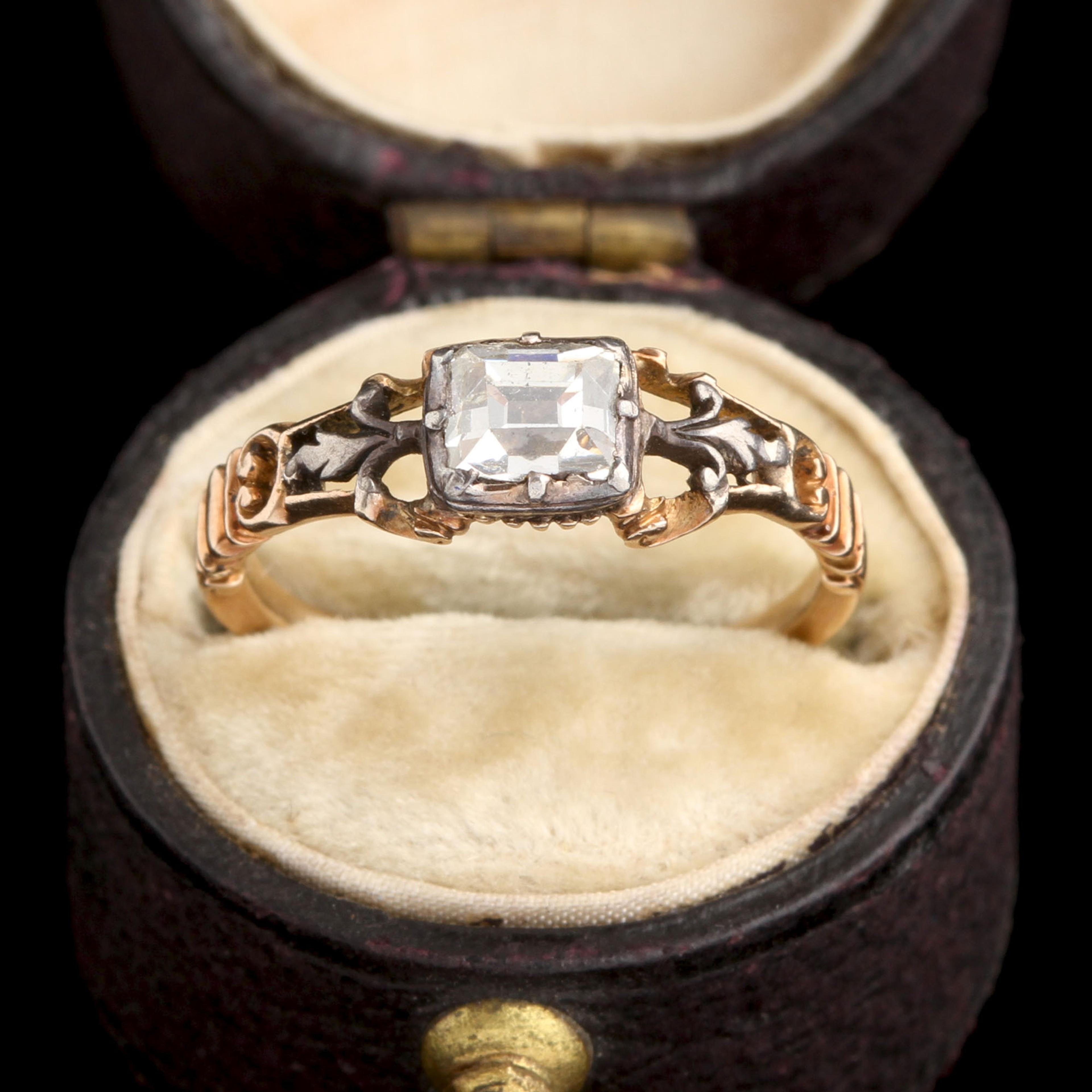 Late 18th Century Table Cut Diamond Ring