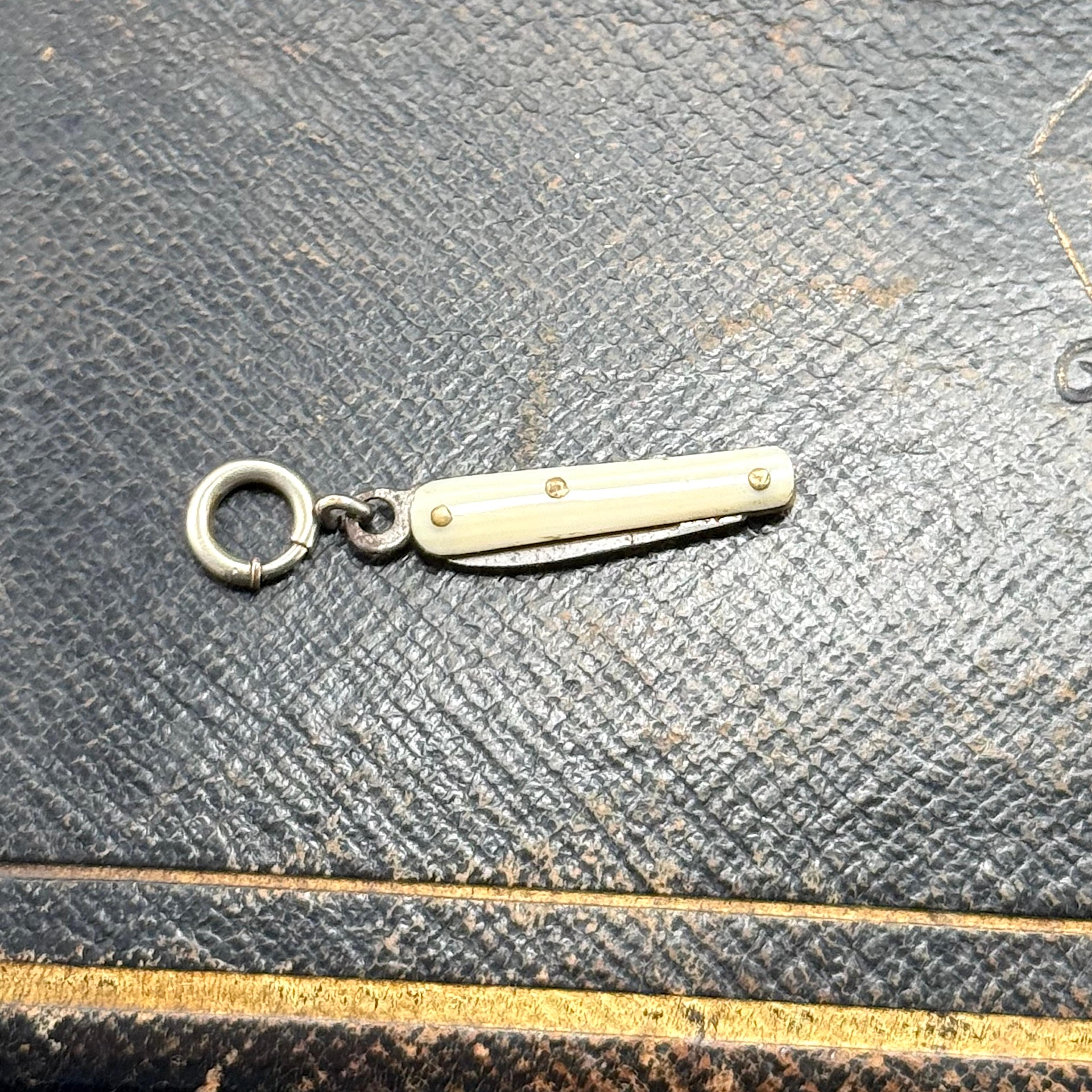Tiny Penknife on Bolt ring