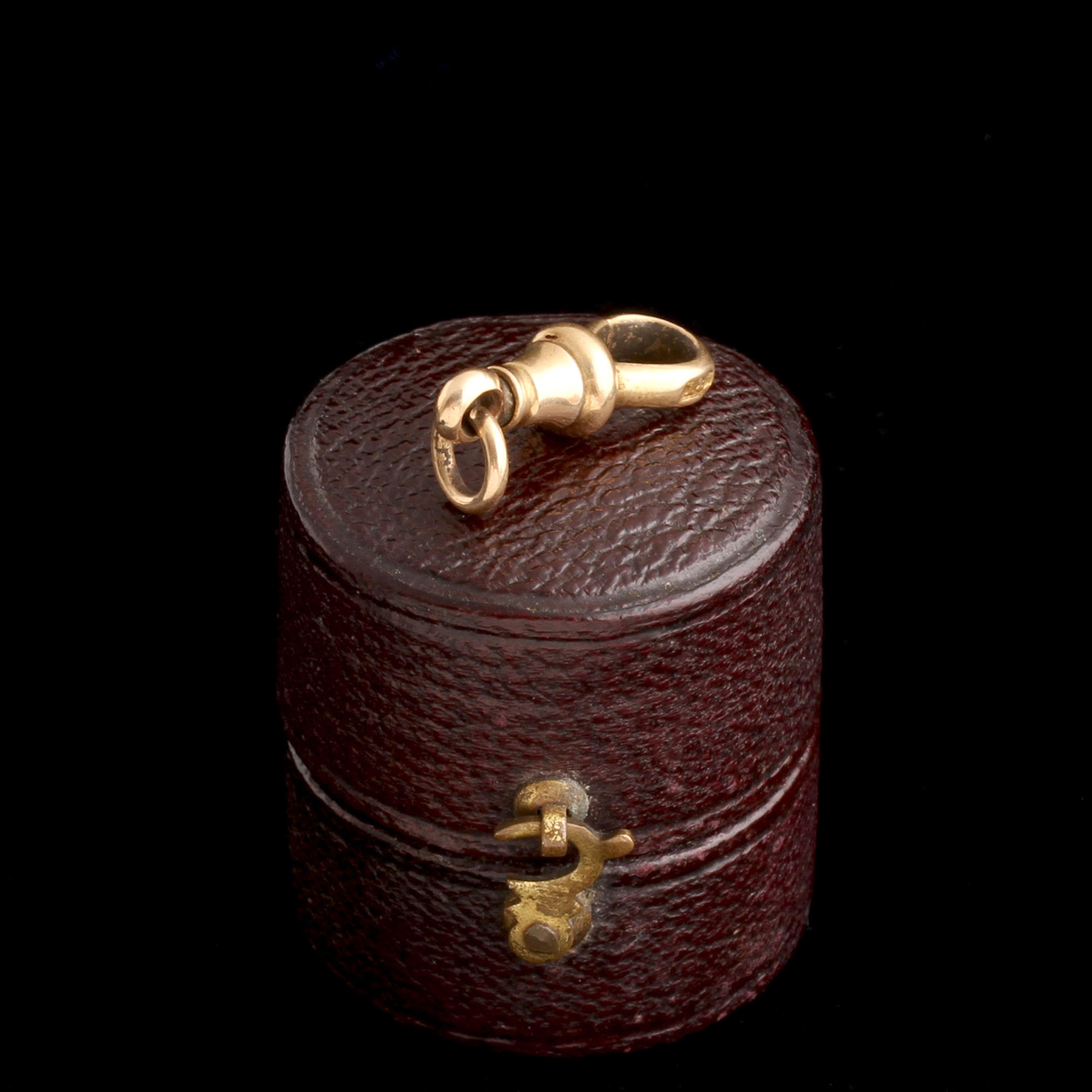 Detail of Victorian Gold Dog Clip