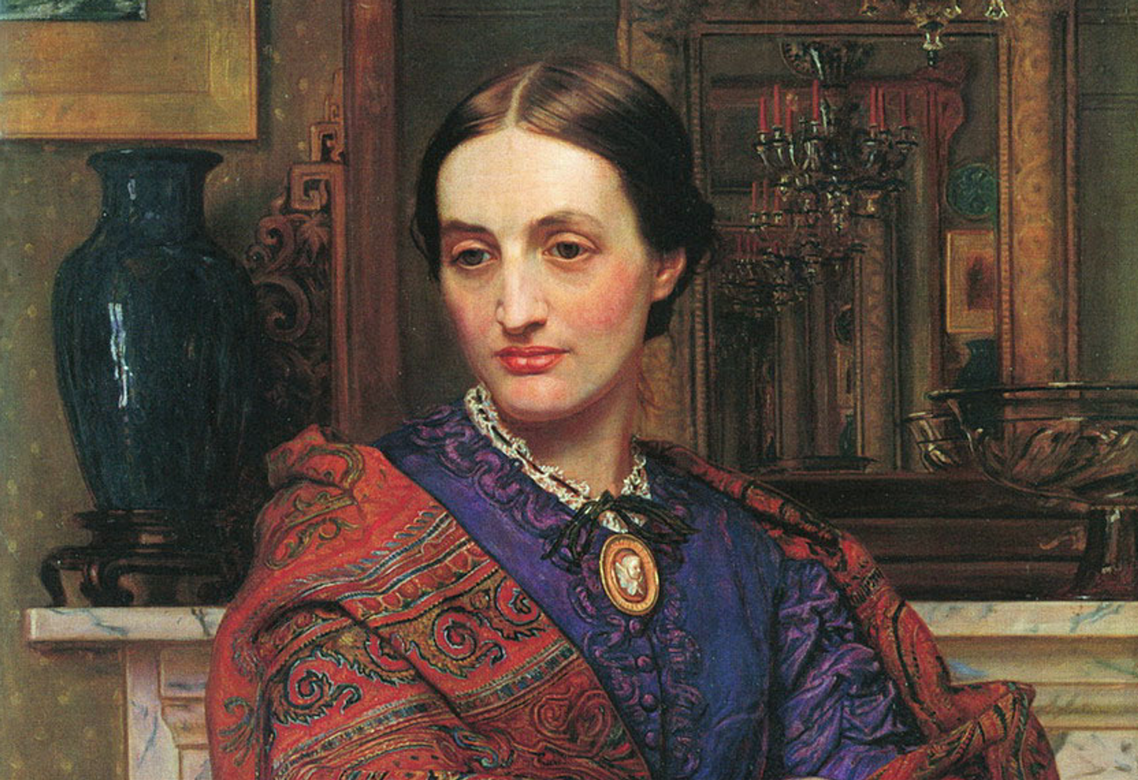 Fanny Holman Hunt by William Holman Hunt, 1866.