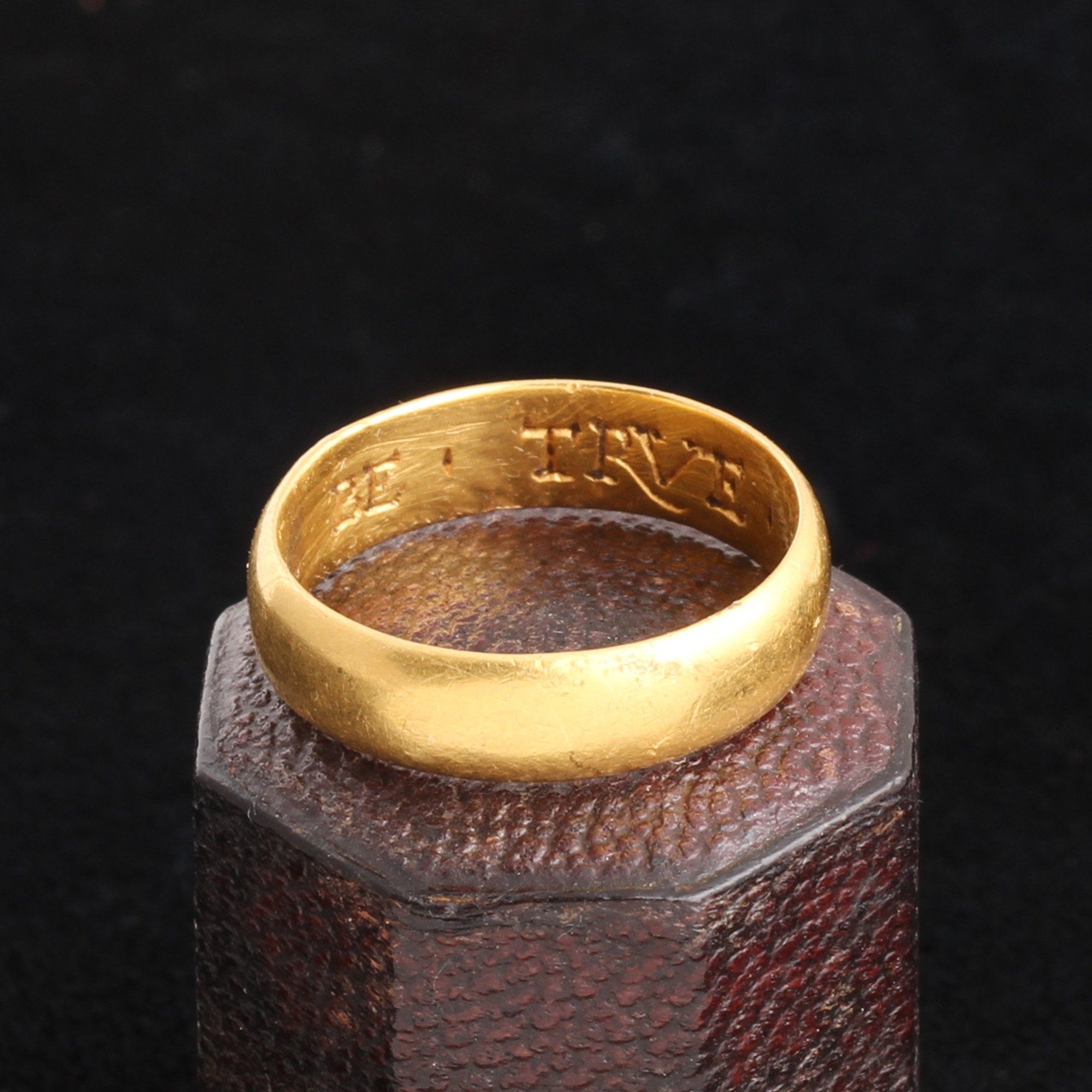 "Be True In Harte" Posy Ring