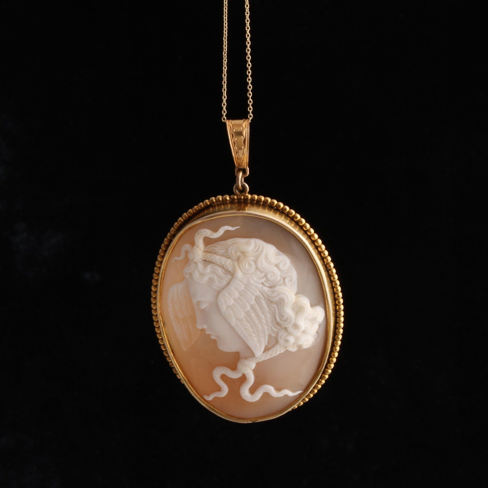 Georgian Medusa Cameo