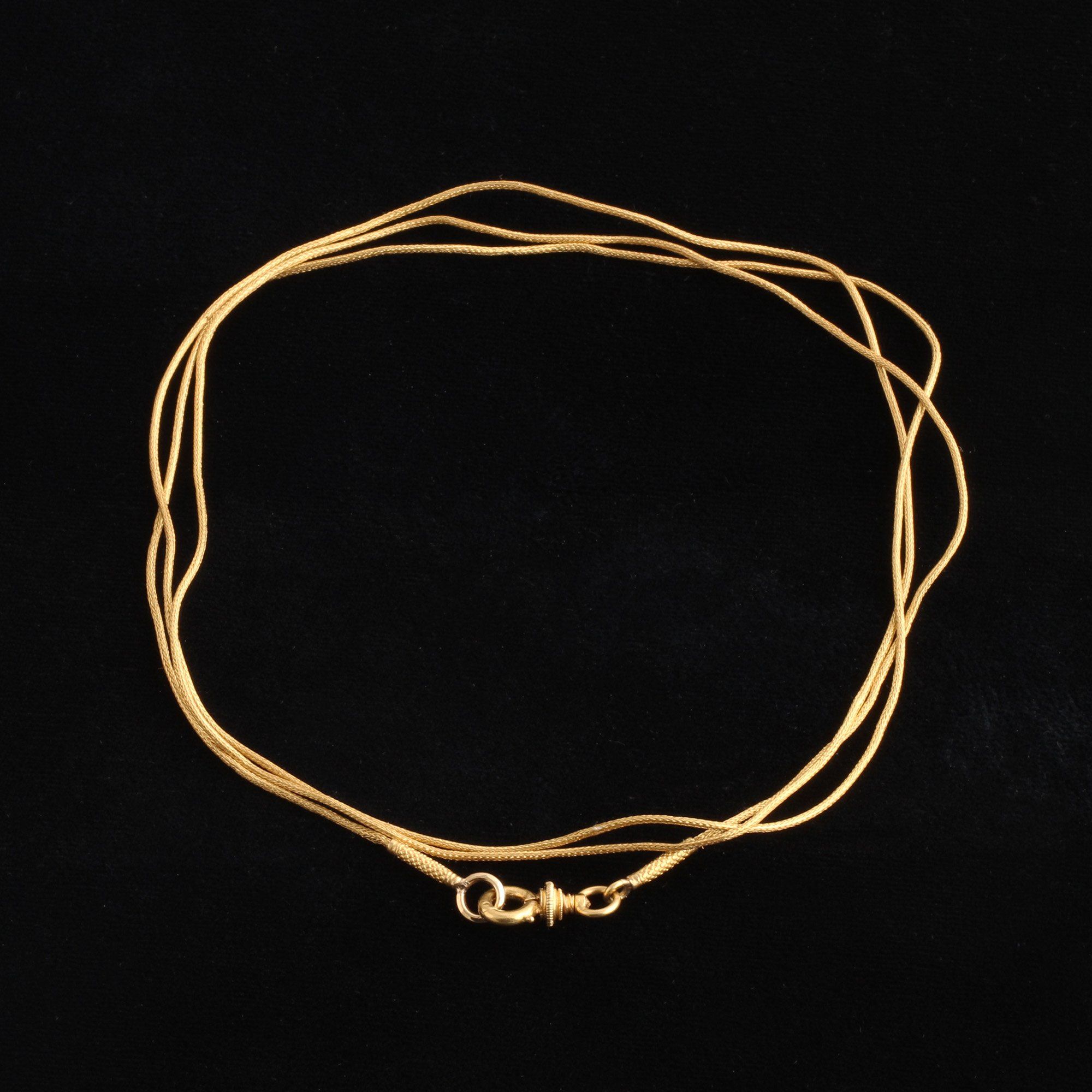 36" Victorian gold rope chain, Erica Weiner archive.