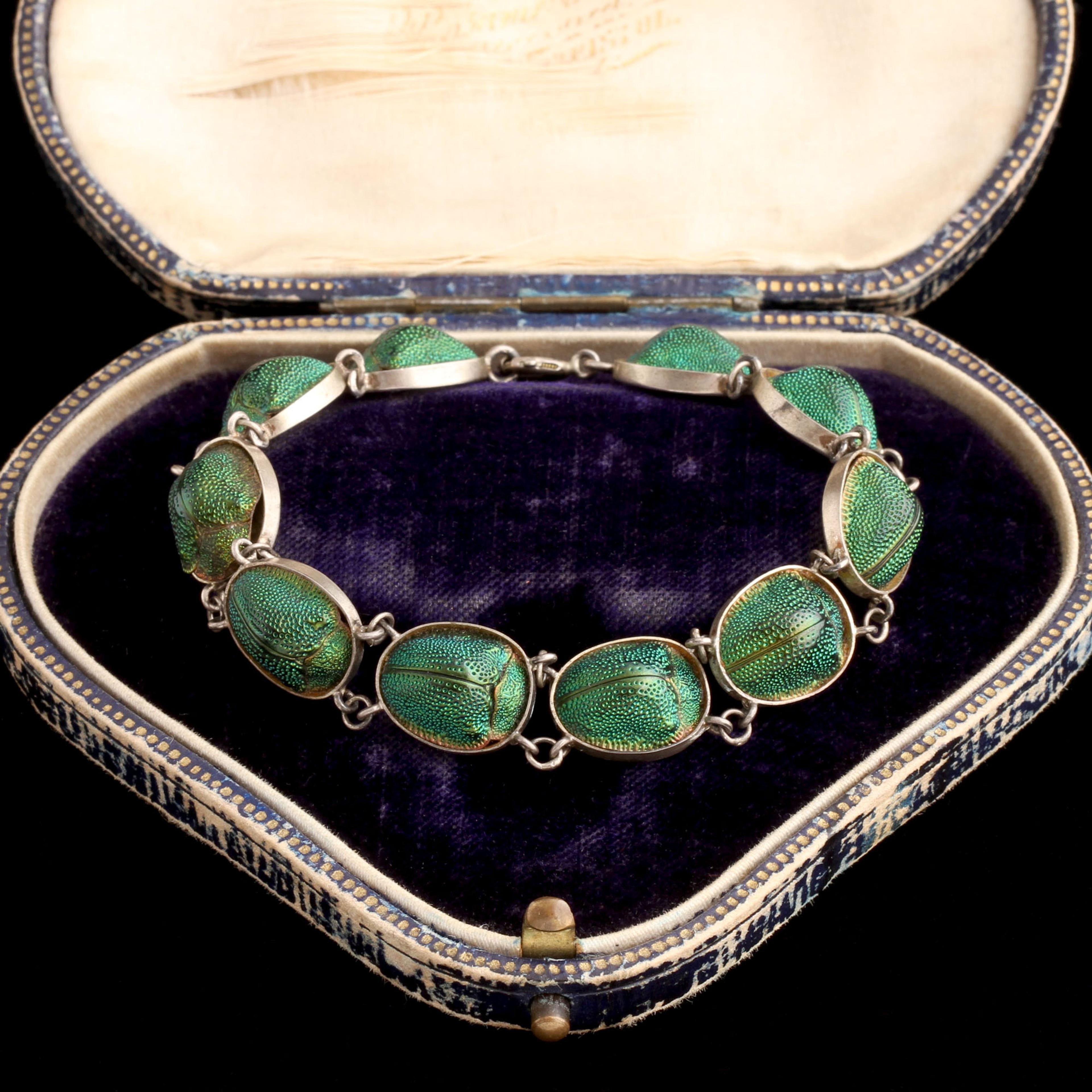 Victorian Beetle Bracelet