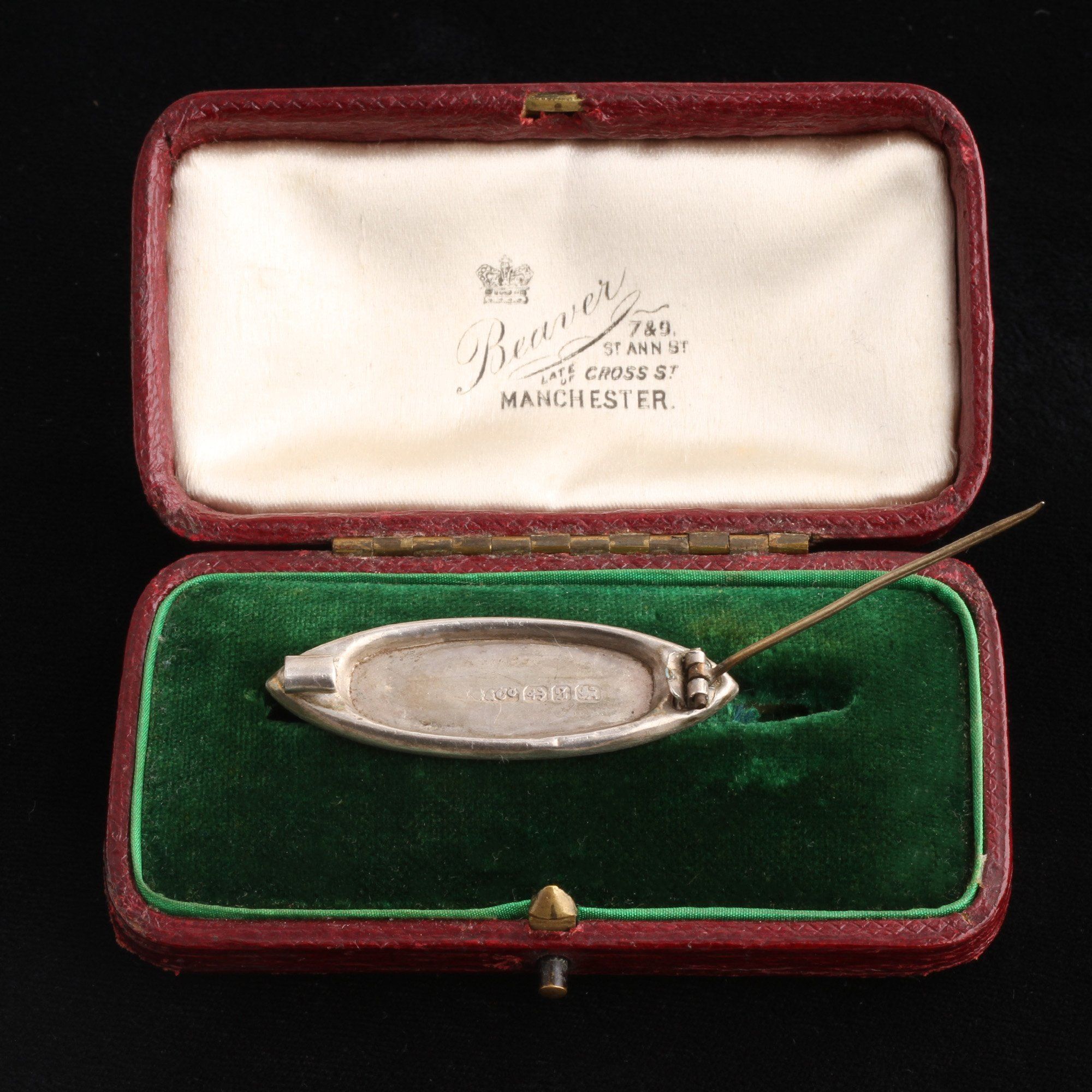 Victorian "GGH" Baby Brooch