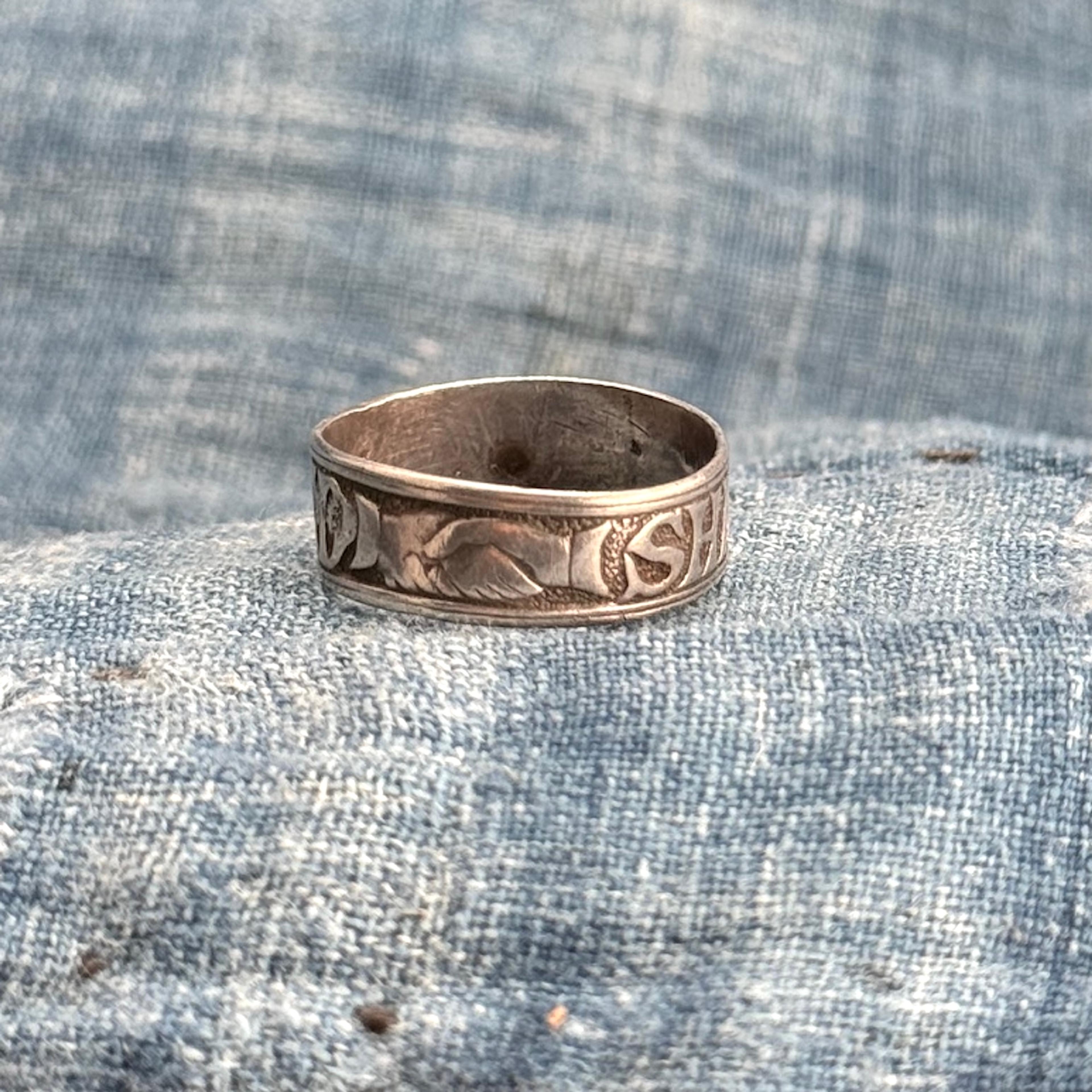 Victorian Silver Friendship Ring