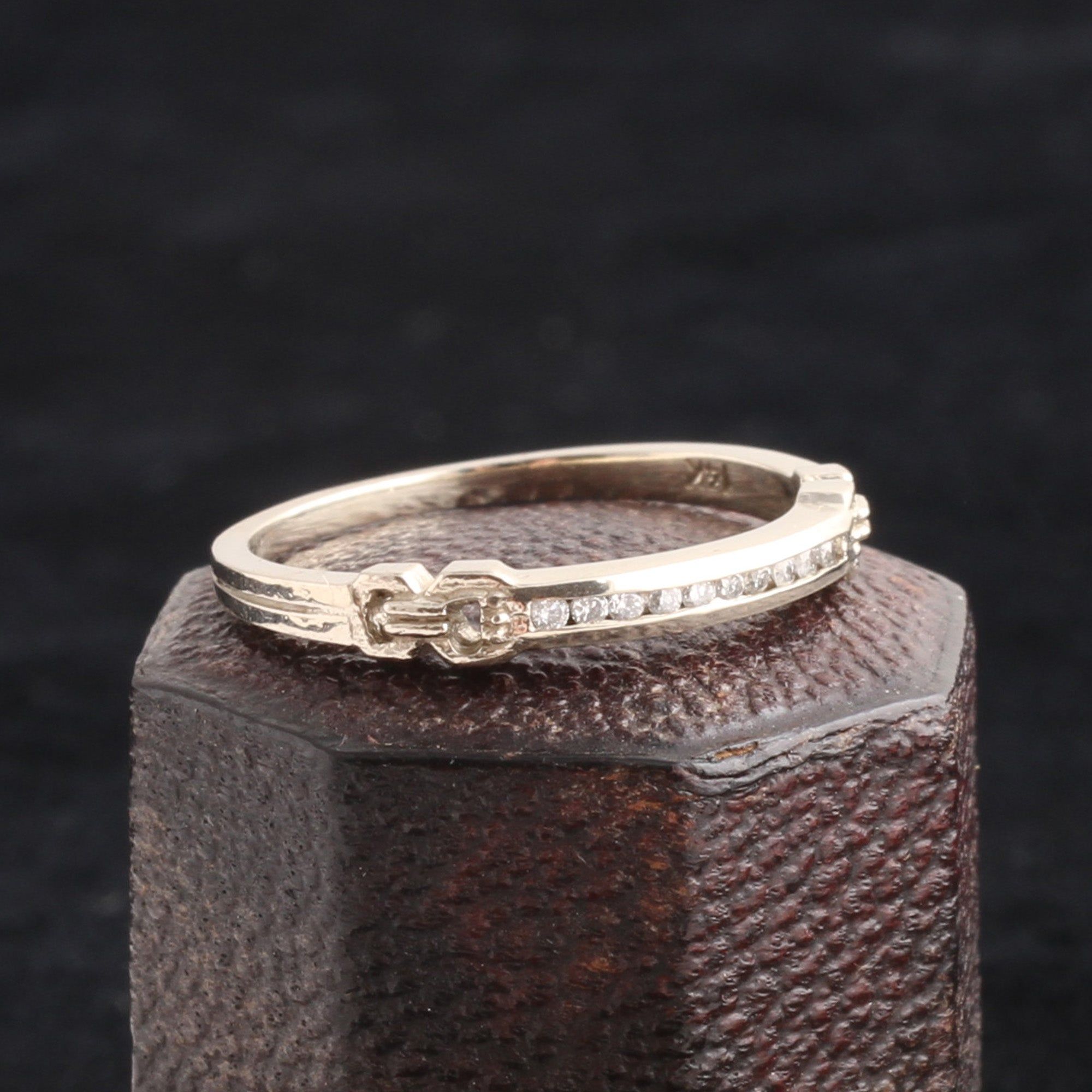 White Gold Liberty Band