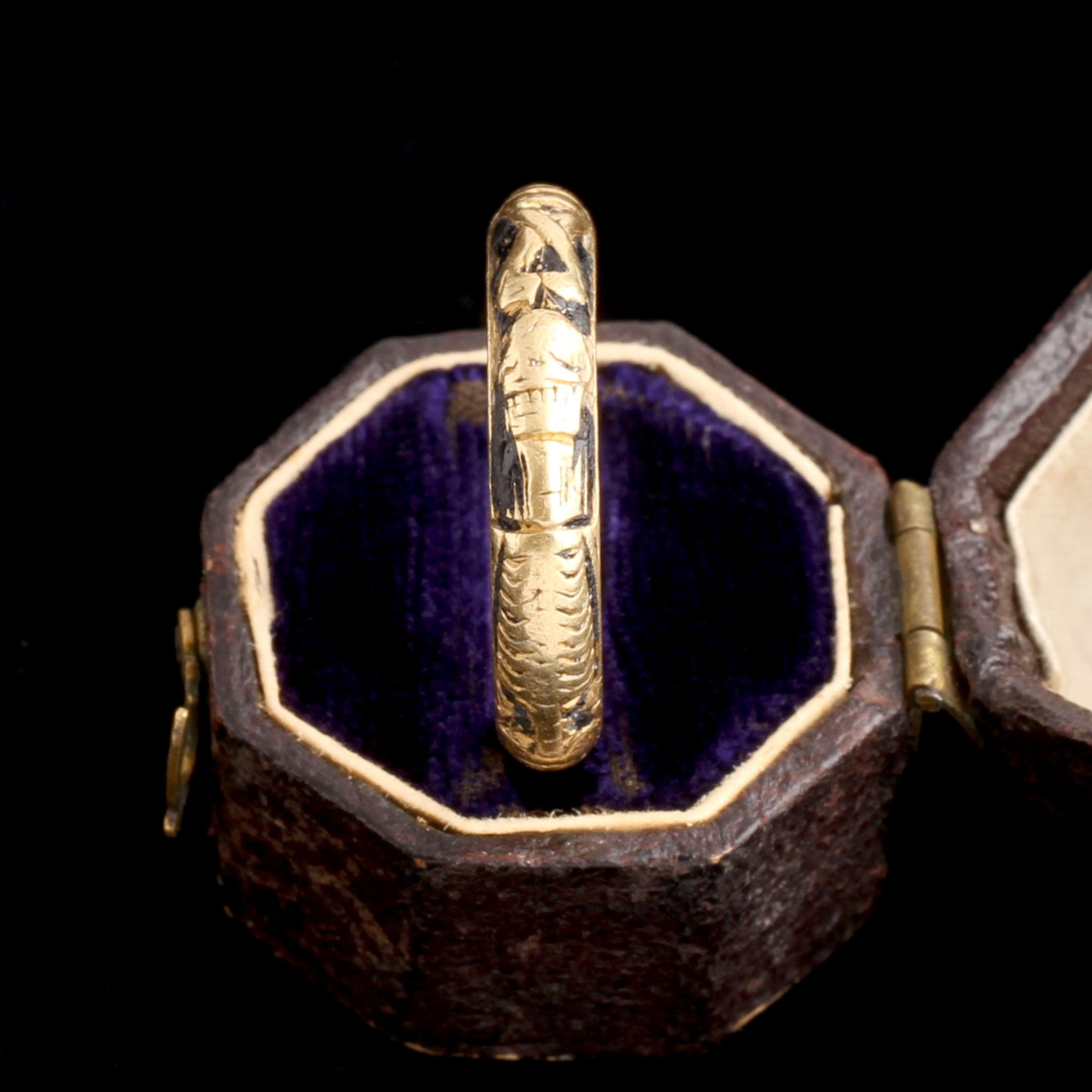 Detail of Georgian Skeleton Ring