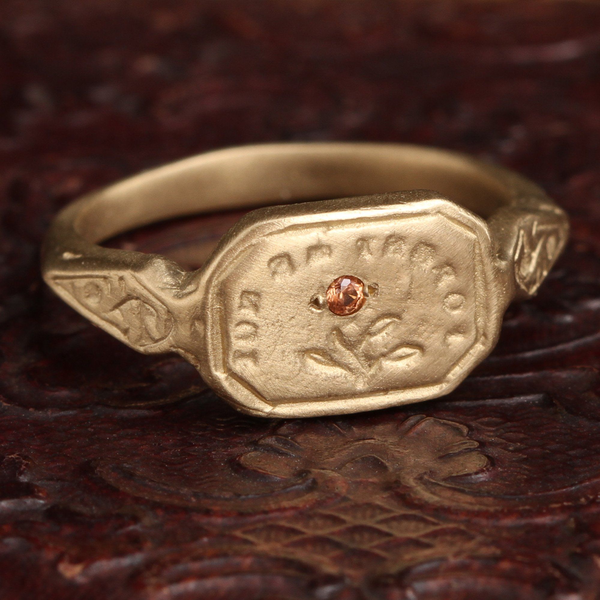 "Forget Me Not" Wax Seal Ring