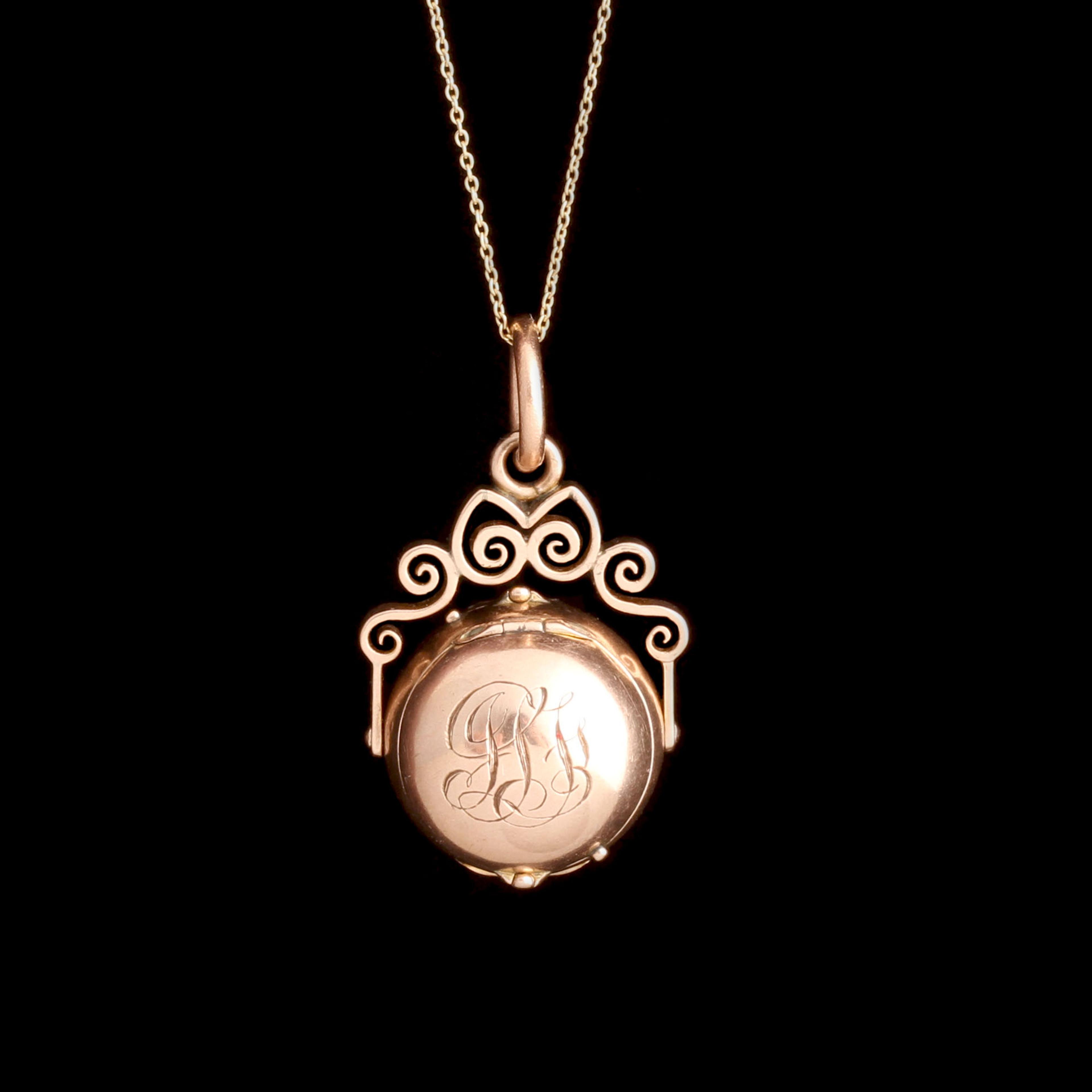 Victorian Six Compartment Orb Locket