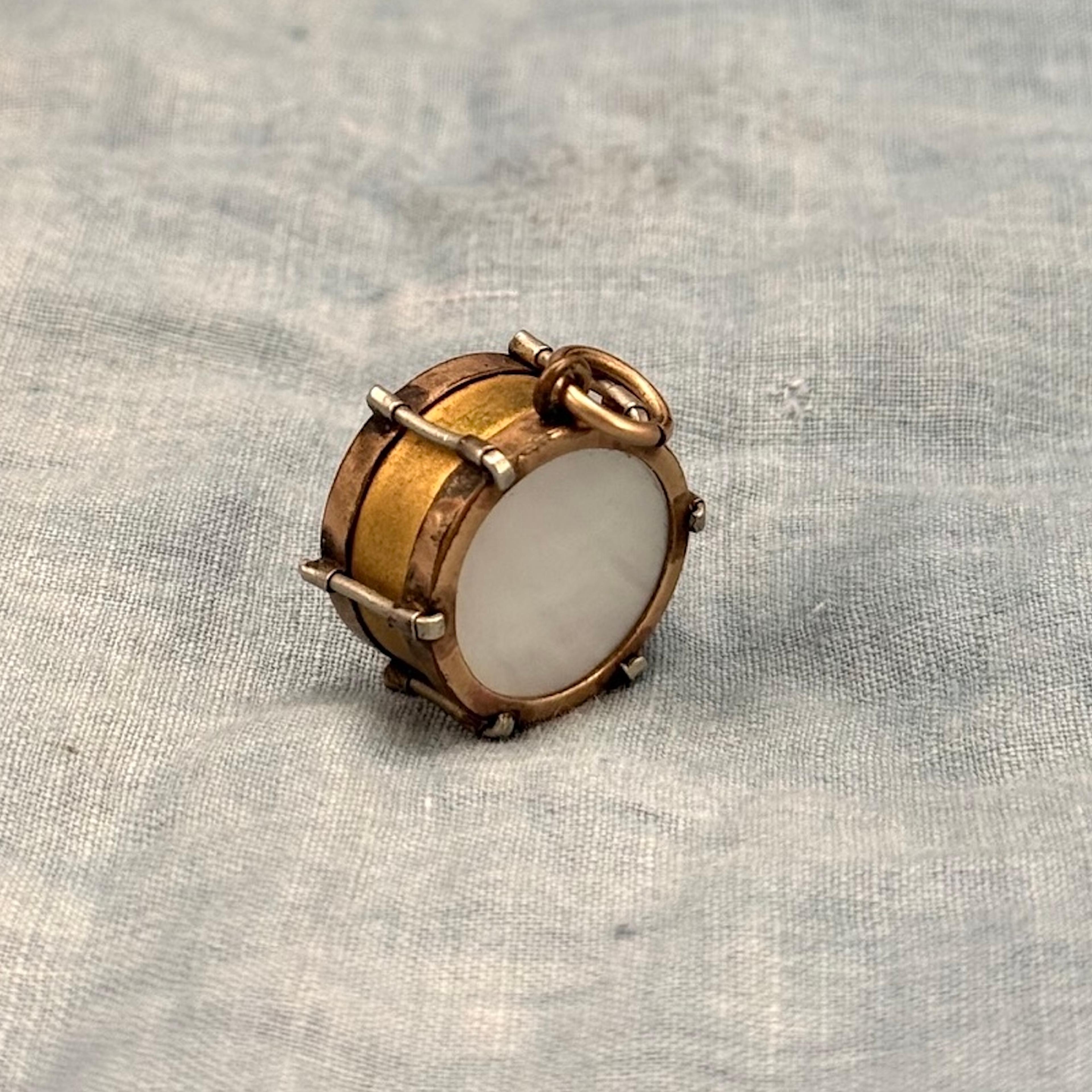 Mother of Pearl Drum Charm