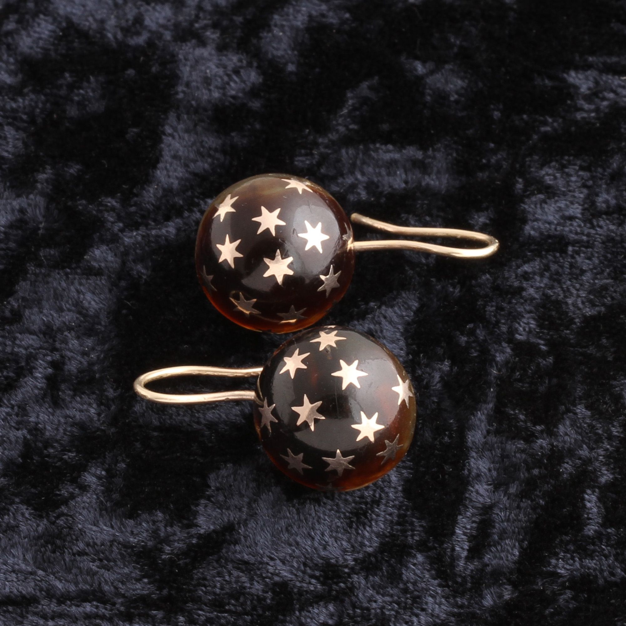 Victorian Pique Star Earrings