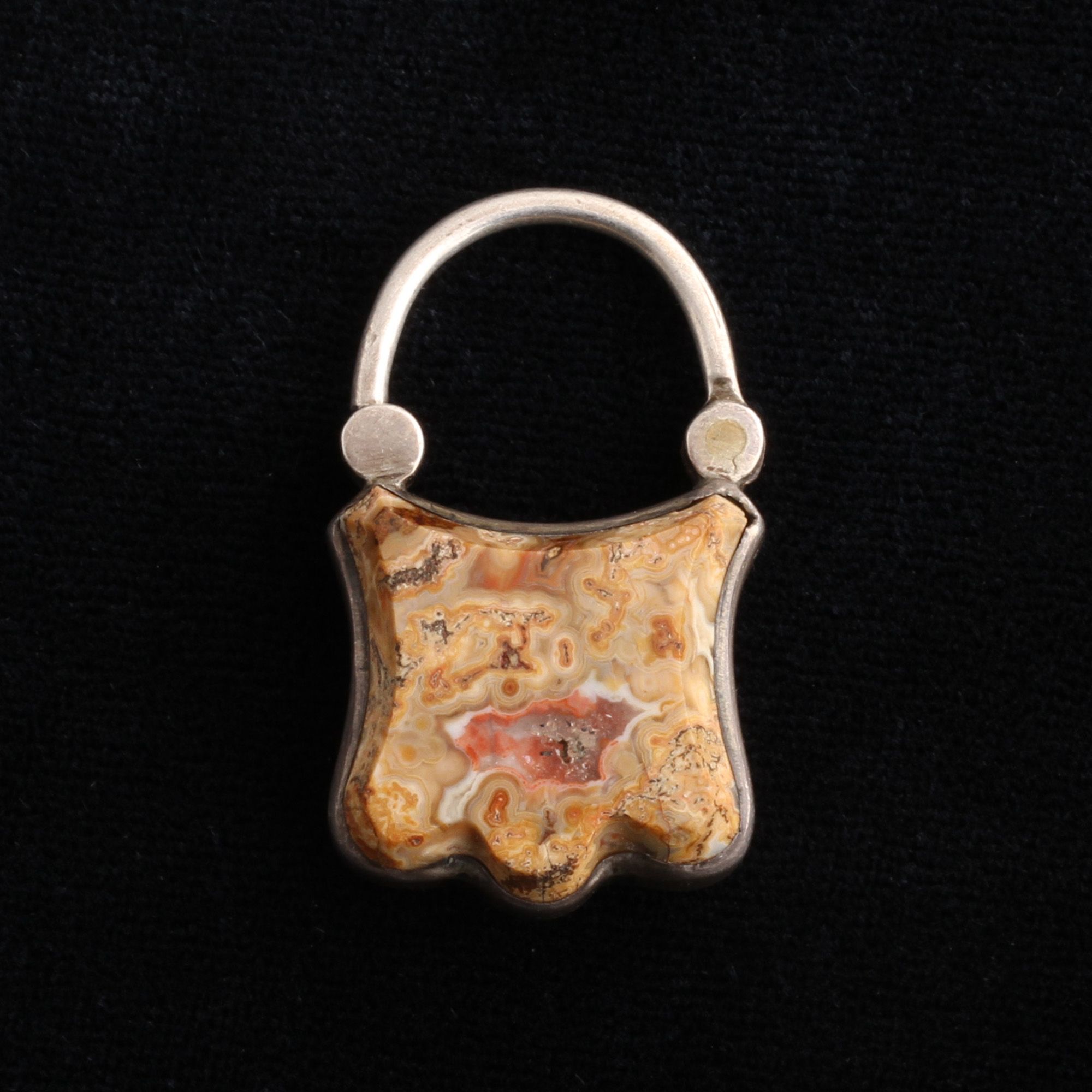 Victorian Agate Padlock