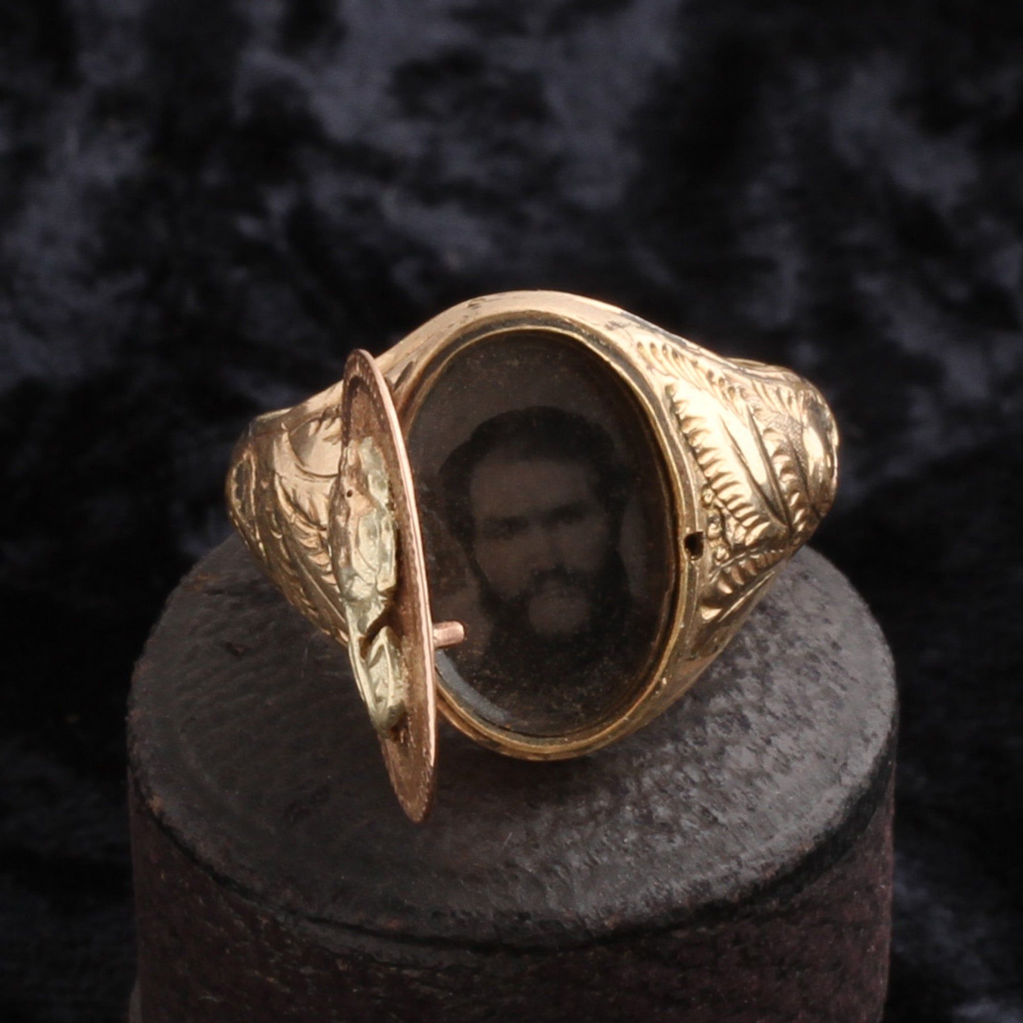 Civil War Era Locket Ring