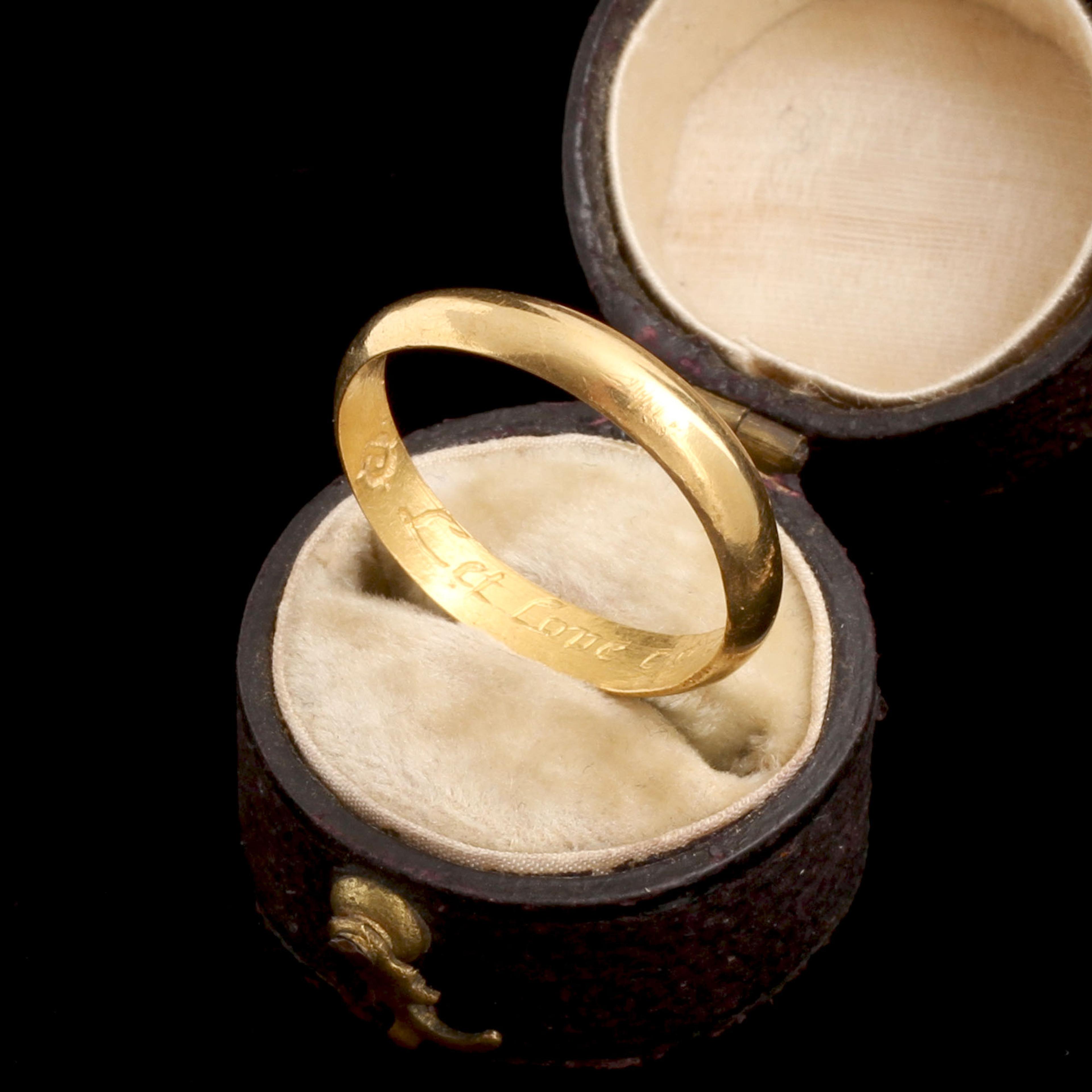 18th Century "Let love continue" Posy Ring