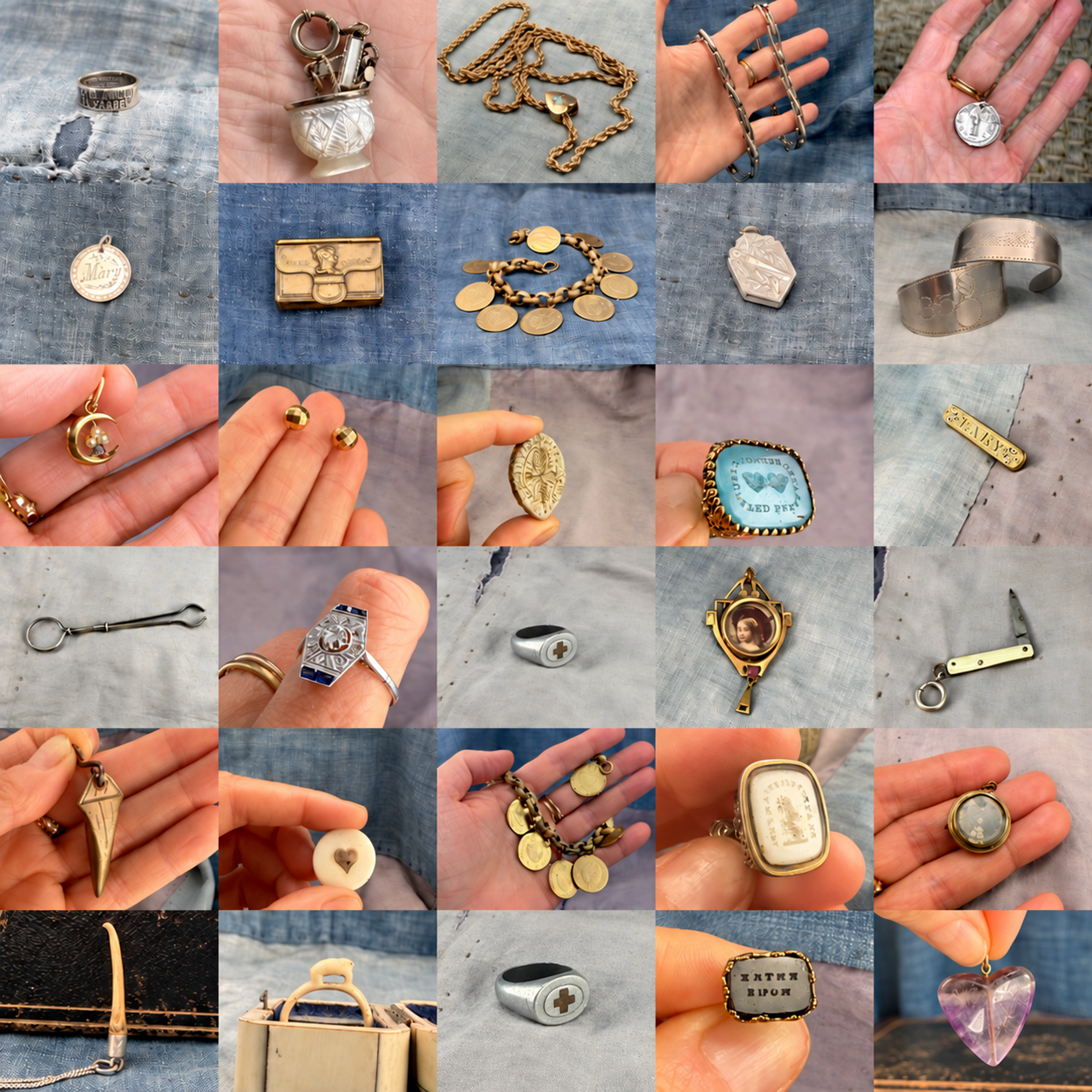 An assortment of sale pieces up for offer