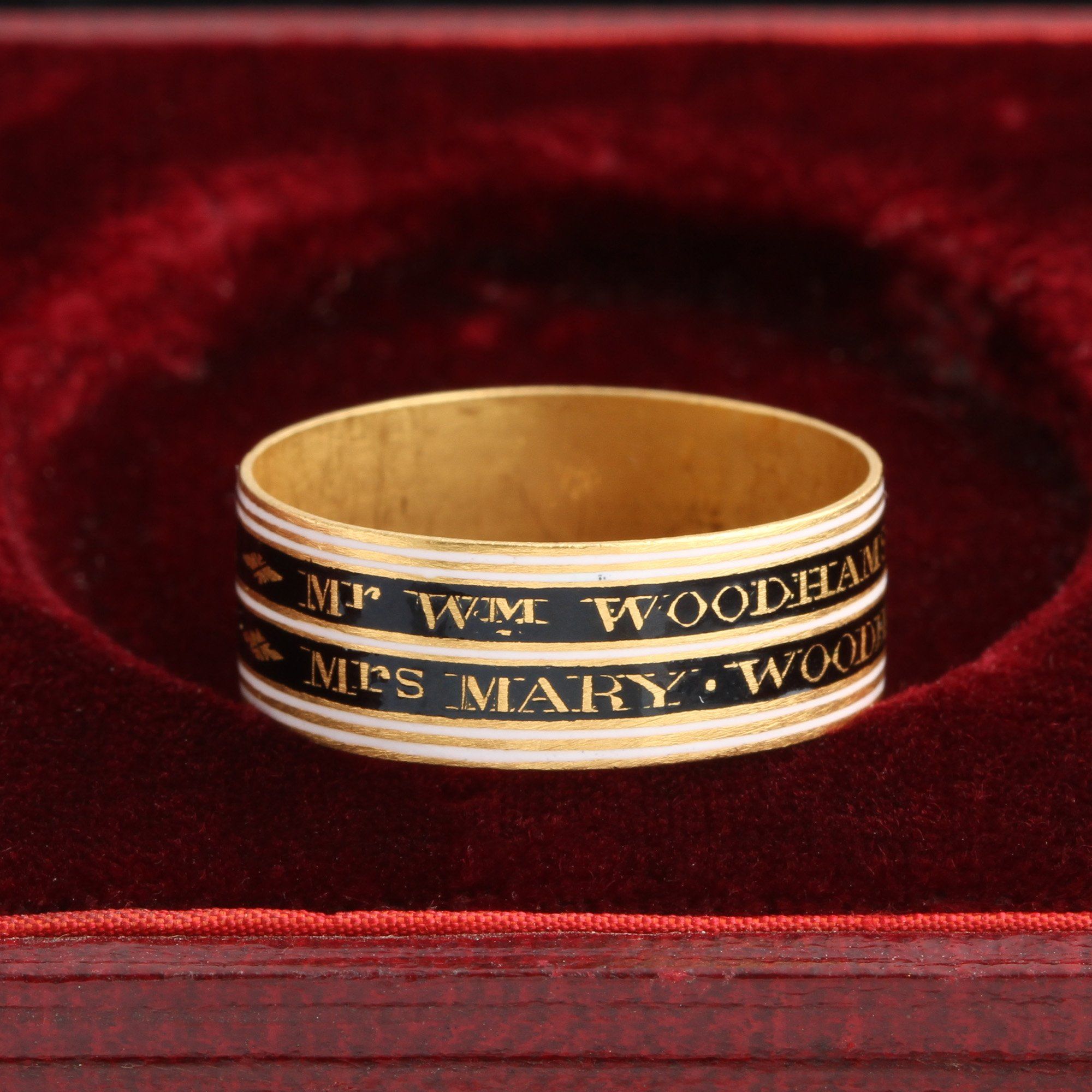 Georgian Husband & Wife Mourning Ring