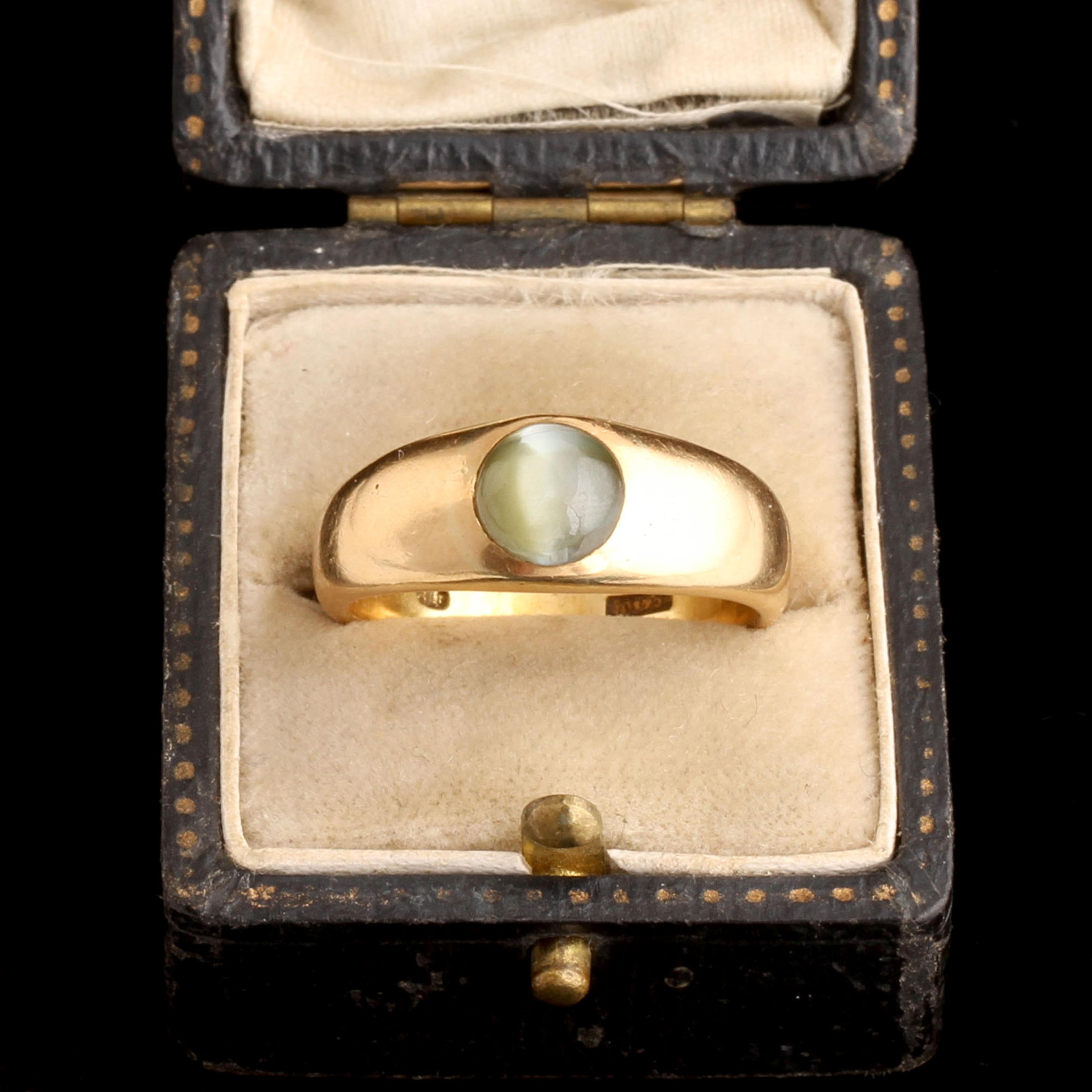 Victorian Cat's Eye Chrysoberyl Gold Band