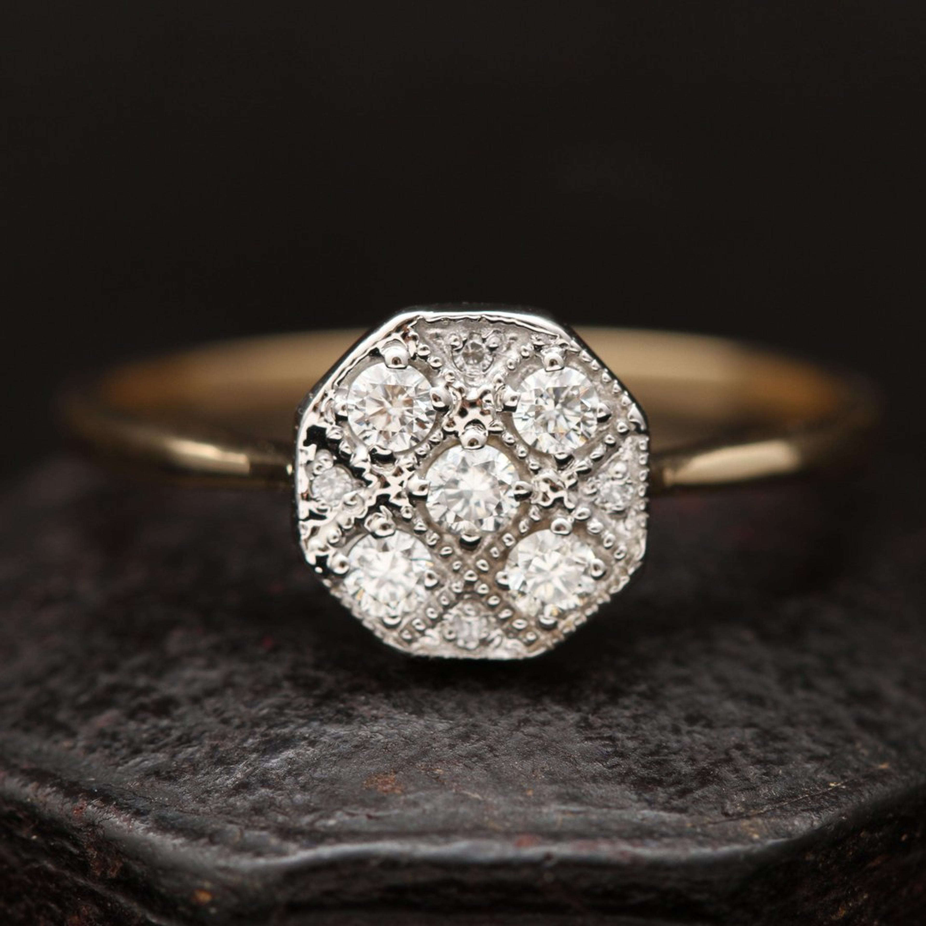 Detail of Jazz Age Ring